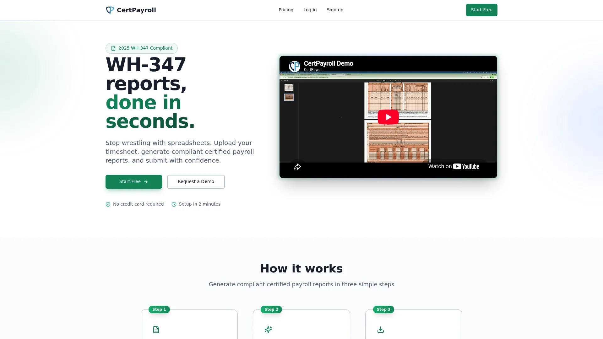 Certified Payroll Reporting WH-347 generation software
