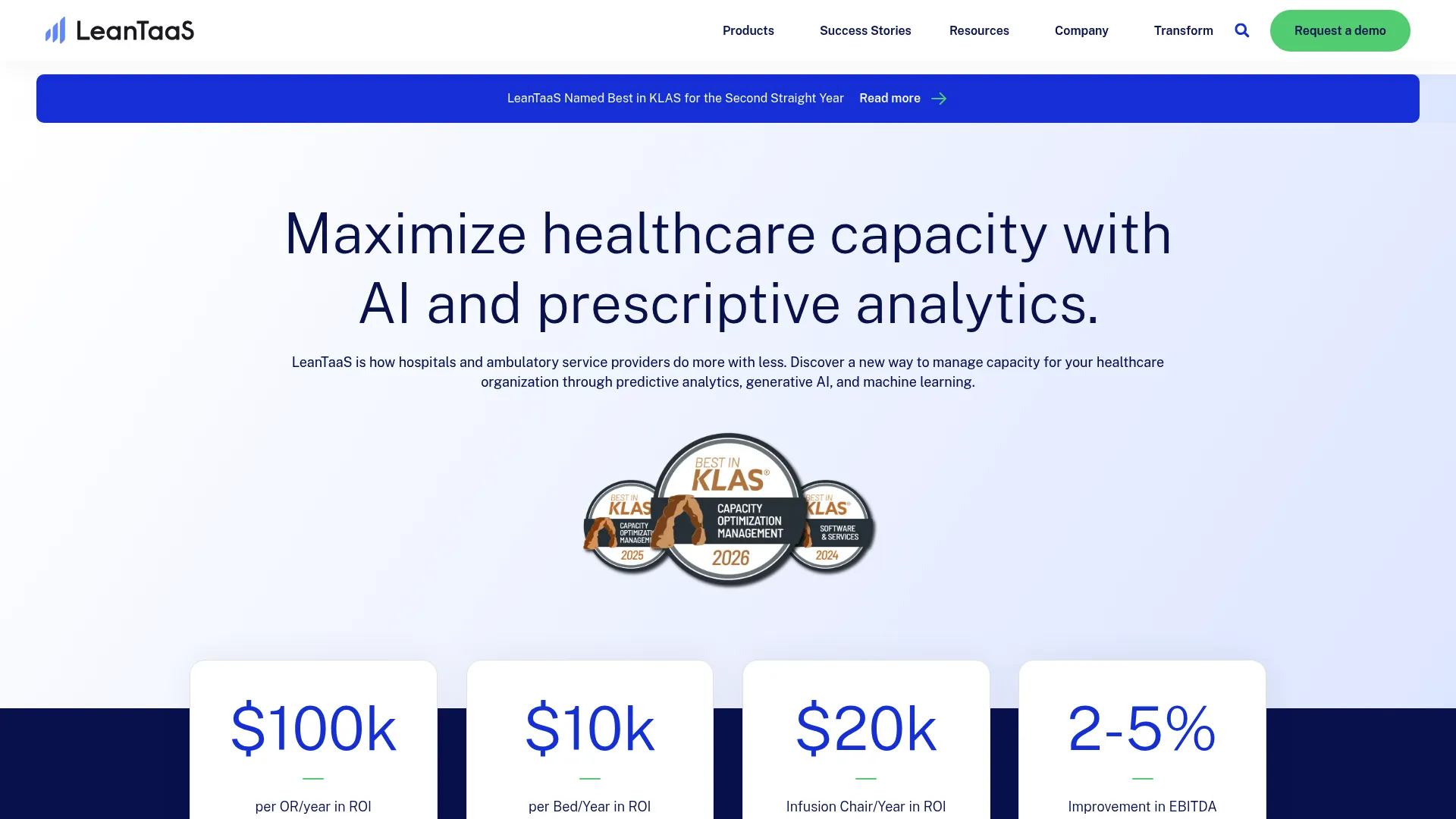 LeanTaaS iQueue for Operating Rooms dashboard