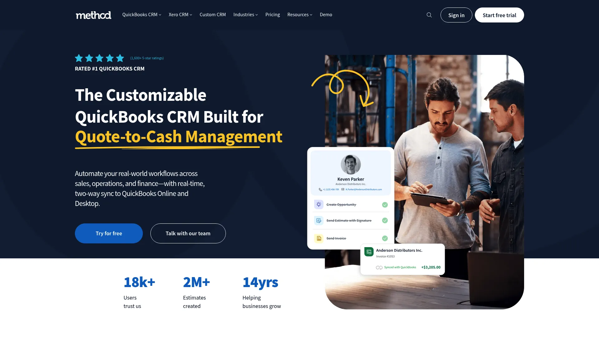 Method:Field Services field service software homepage