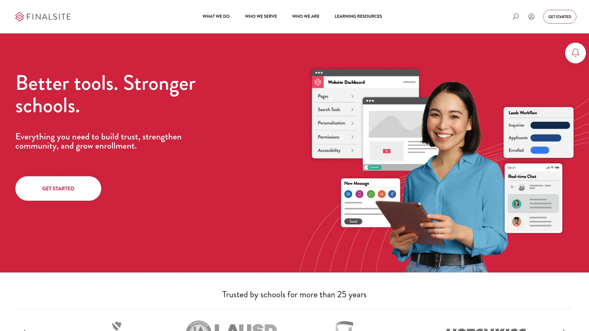 Finalsite Enrollment admissions and tuition billing software