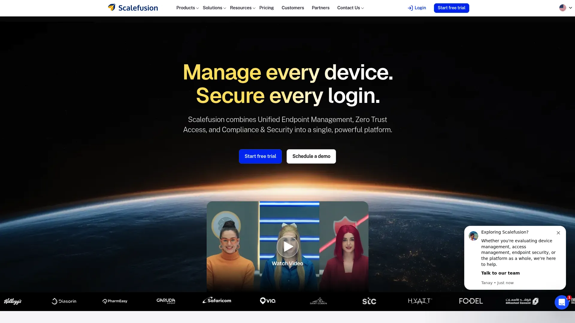 Scalefusion kiosk and device management dashboard