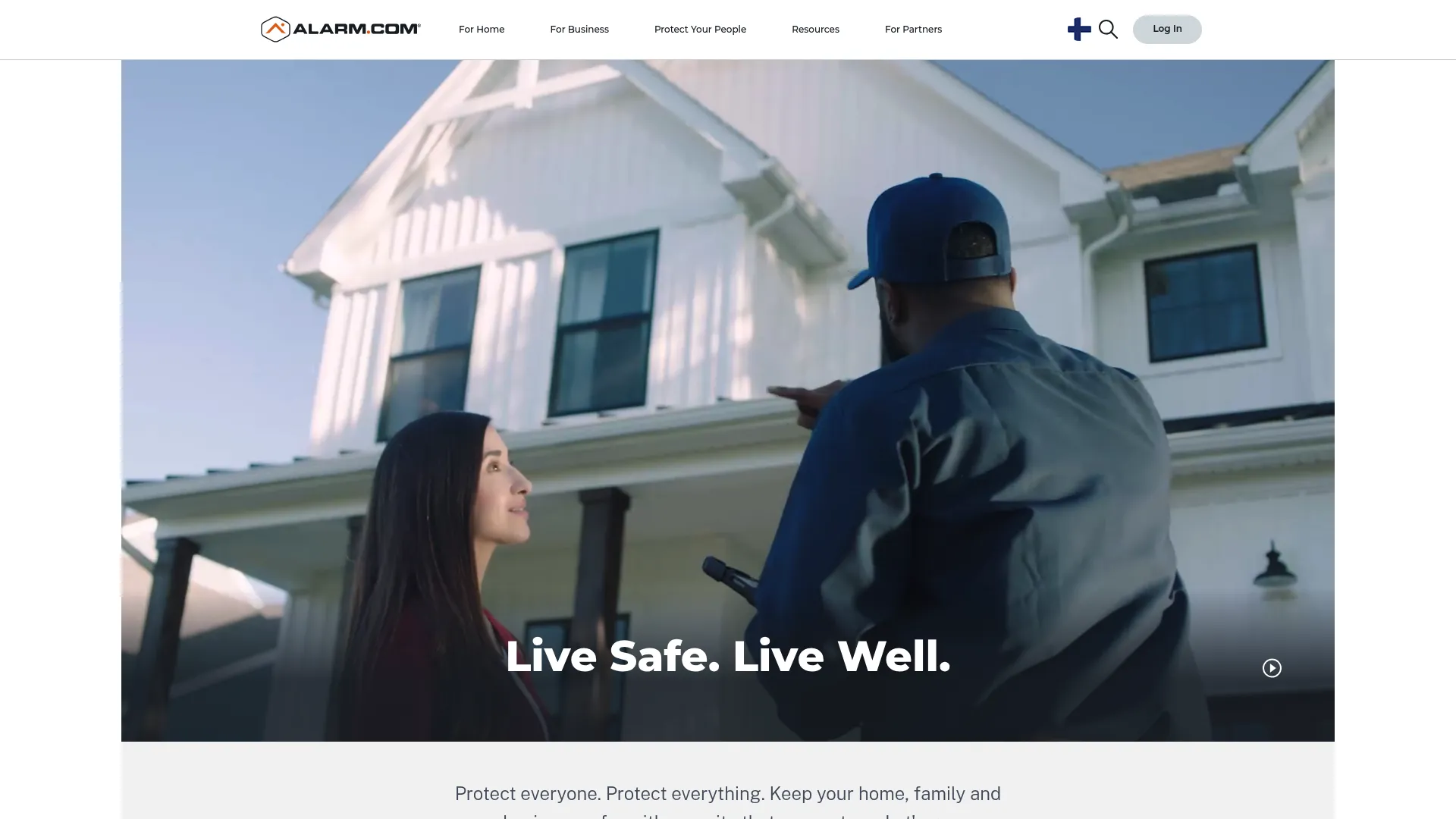 Alarm.com cloud smart security and automation platform