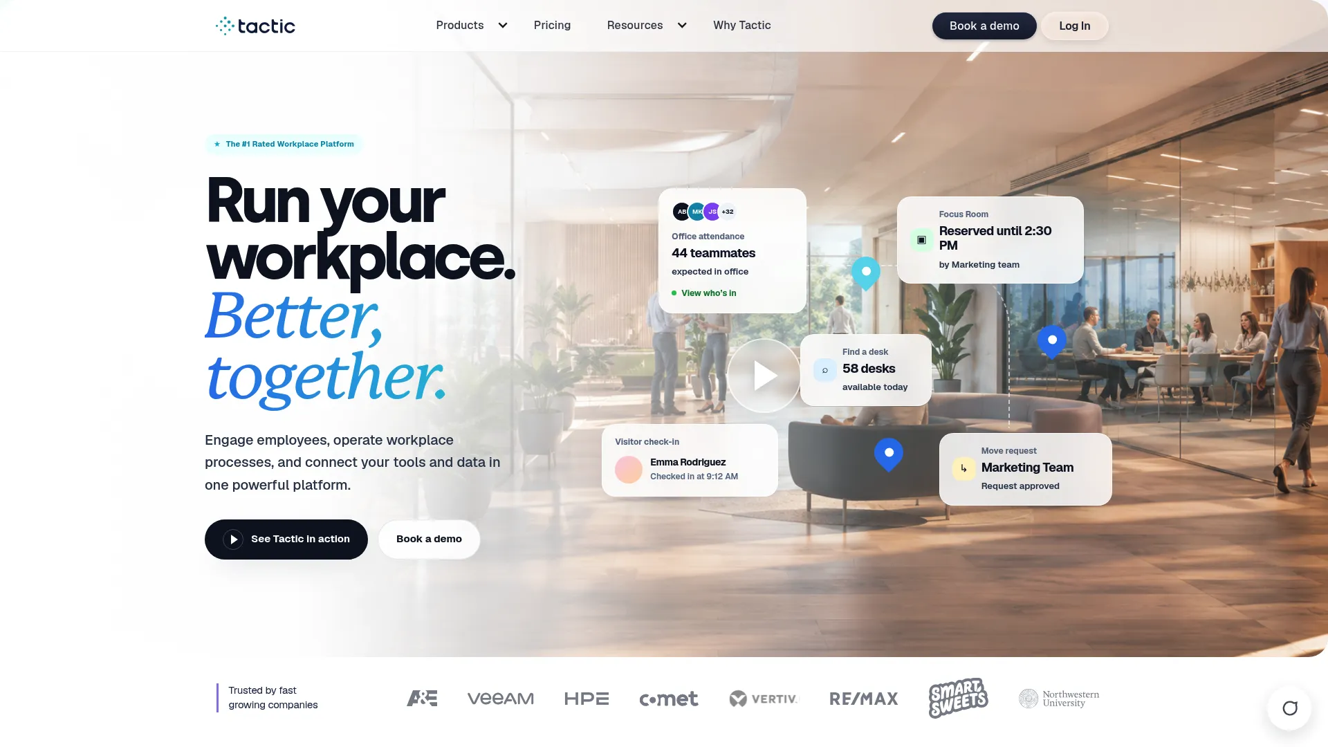Tactic workplace experience software