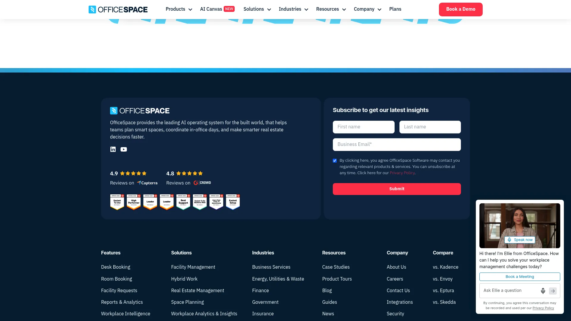 OfficeSpace workplace management platform