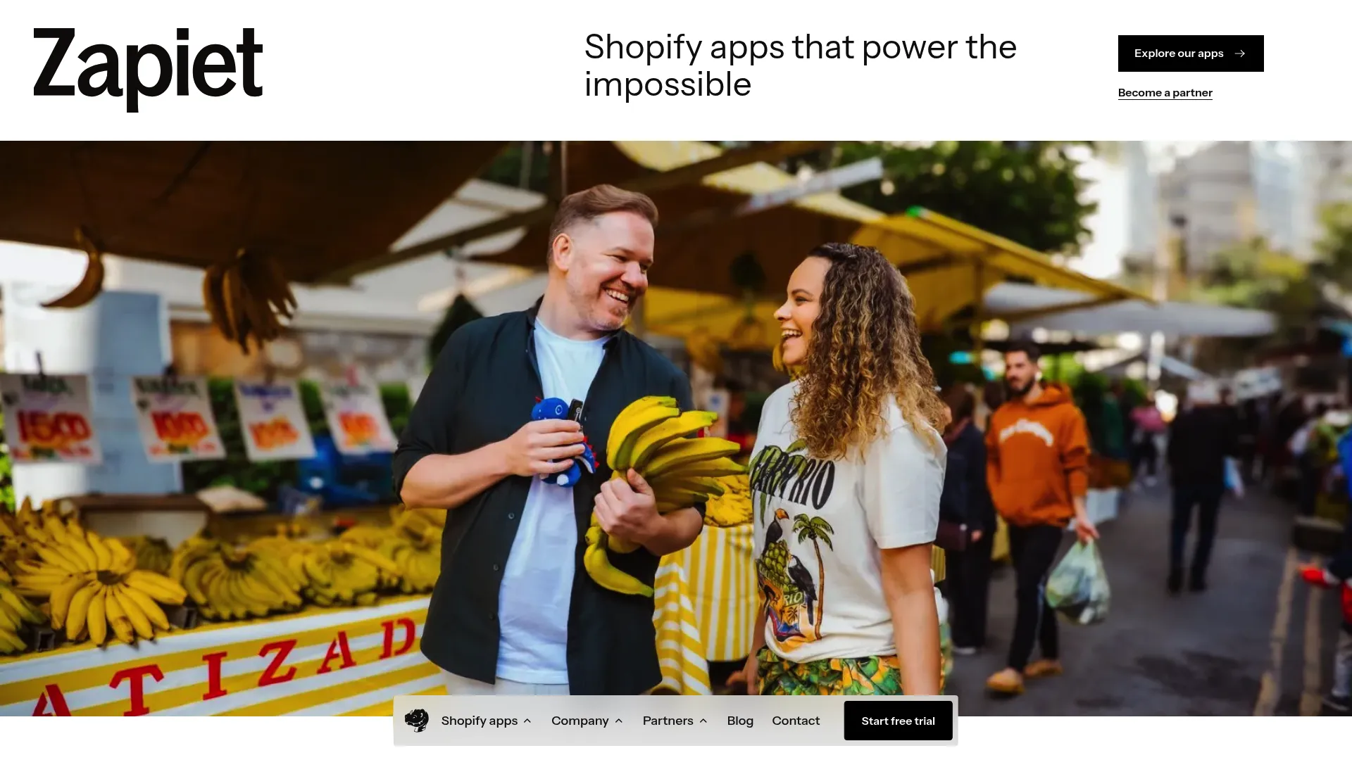 Zapiet Shopify pickup and delivery app homepage