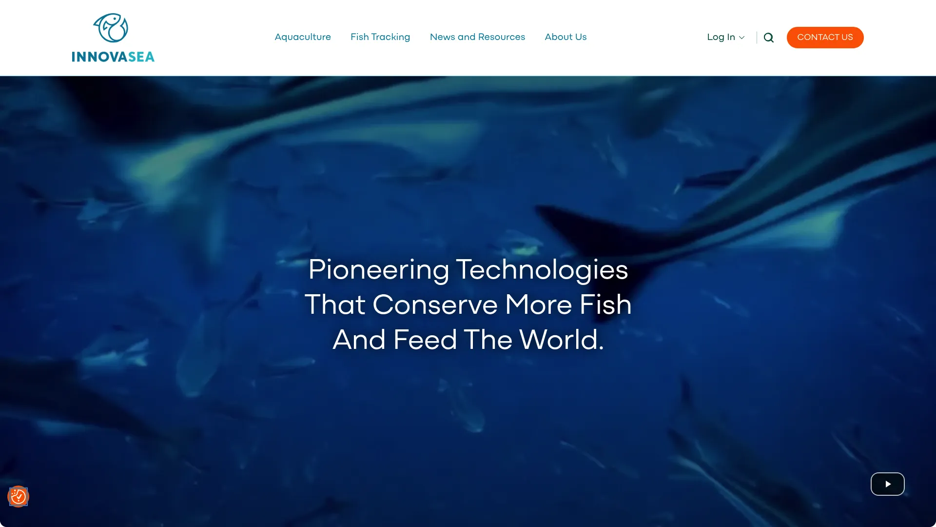Innovasea aquaculture technology and Farm360 homepage