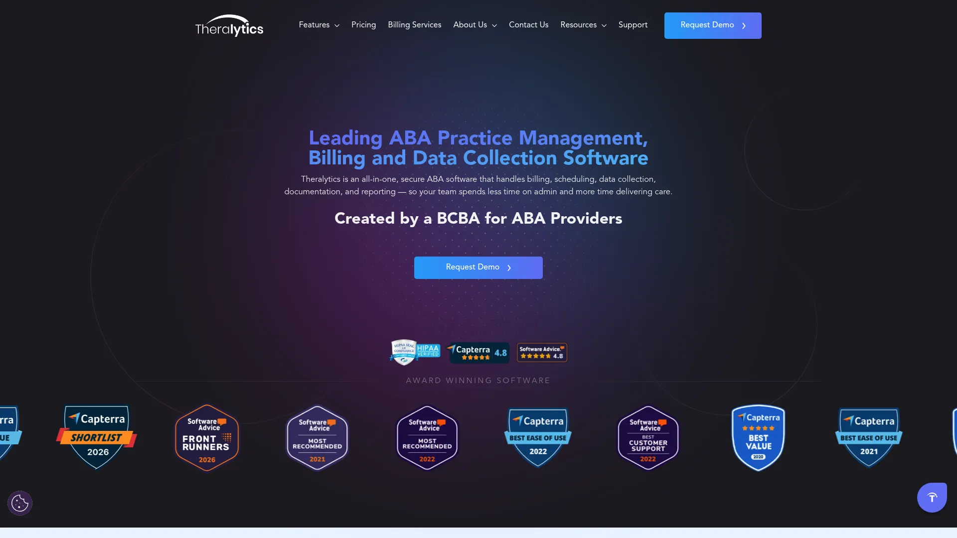 Theralytics all-in-one ABA software platform