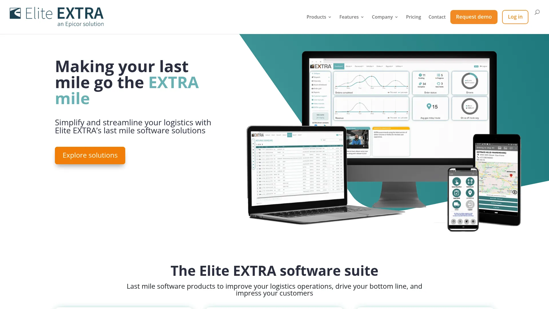 Elite EXTRA last-mile logistics and dispatch software