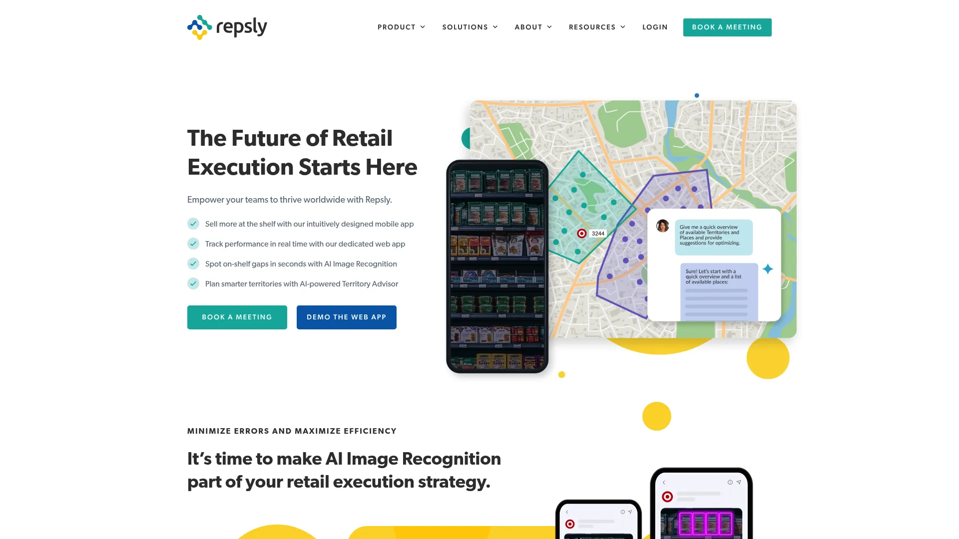 Repsly retail execution software for CPG field teams
