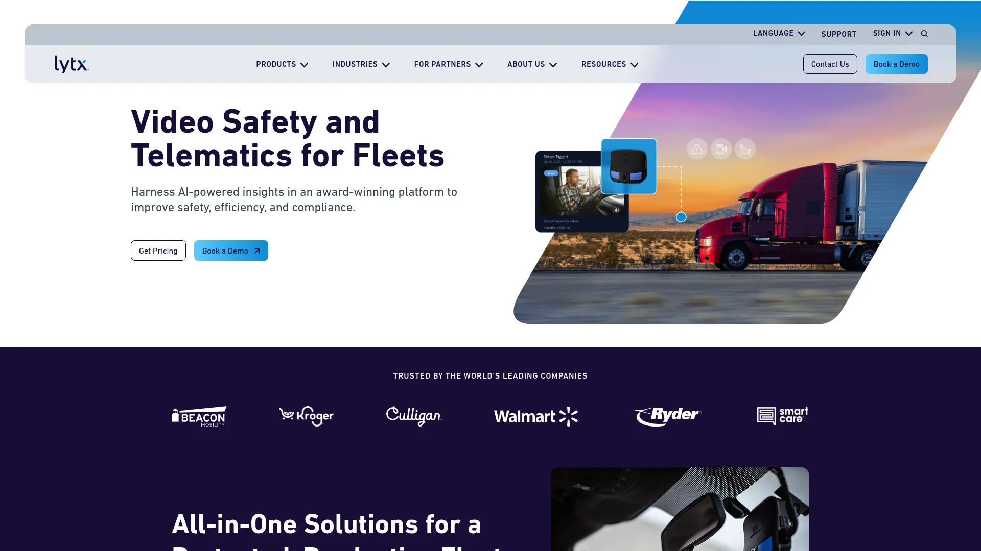 Lytx video safety and telematics platform