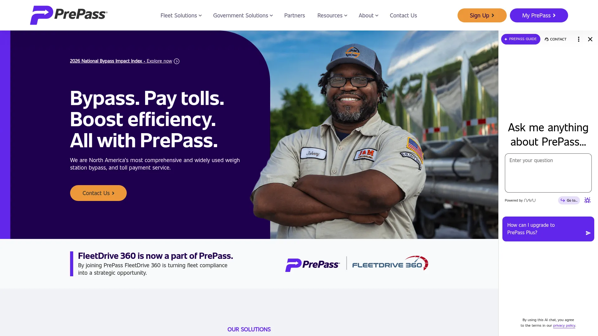 PrePass toll management and weigh-station bypass platform