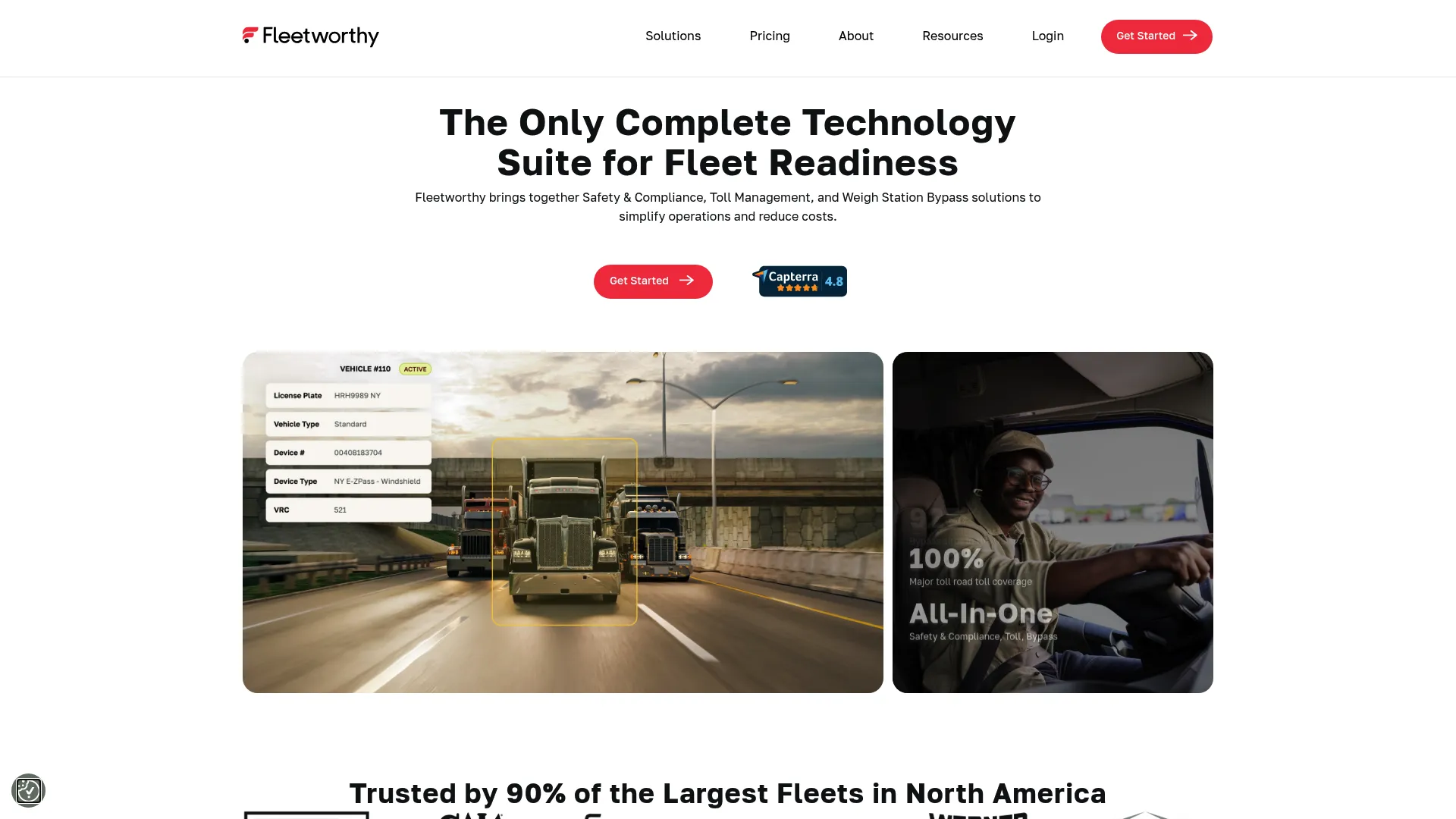 Fleetworthy connected fleet compliance and toll platform