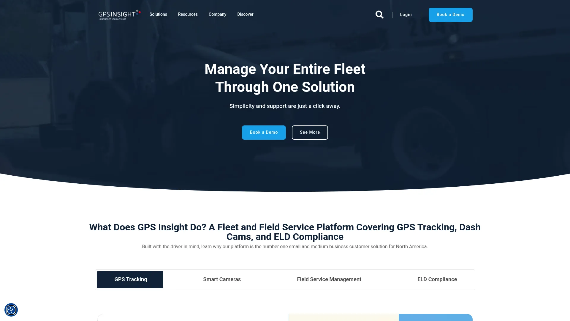 GPS Insight fleet management interface