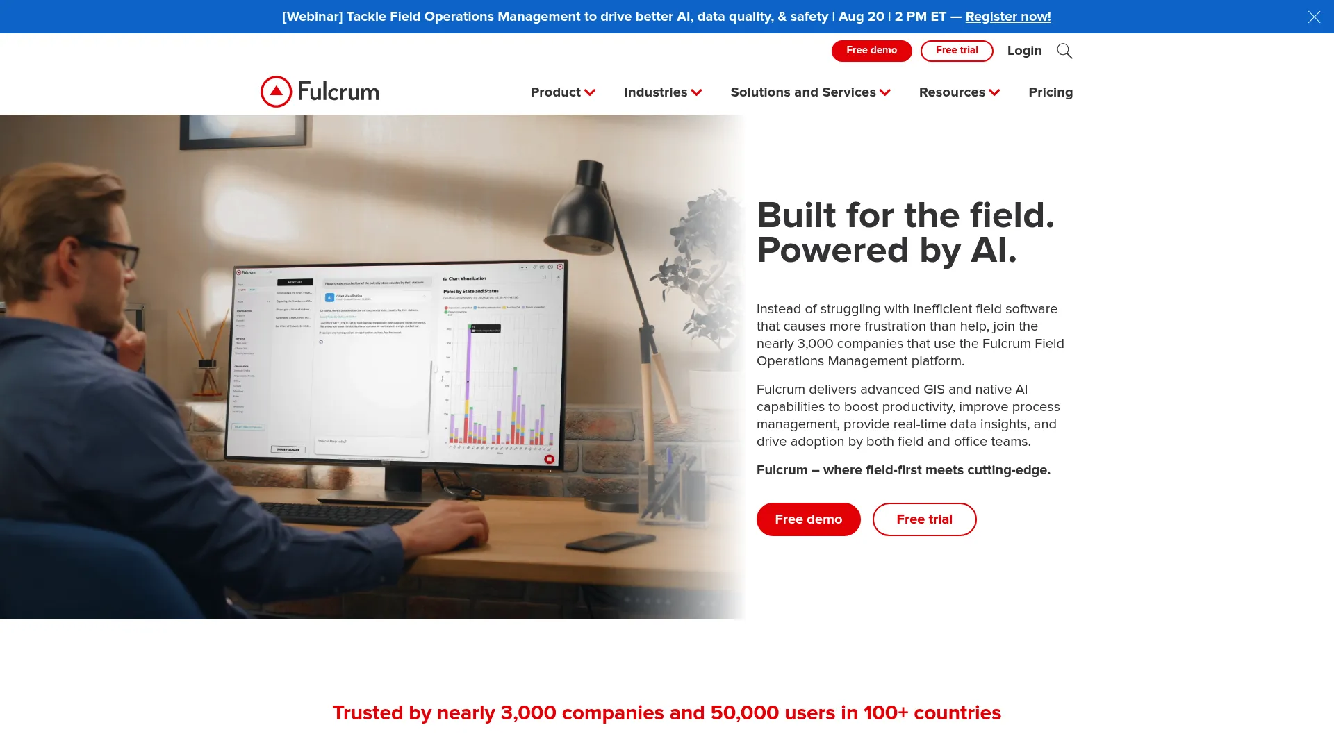 Fulcrum field data capture interface