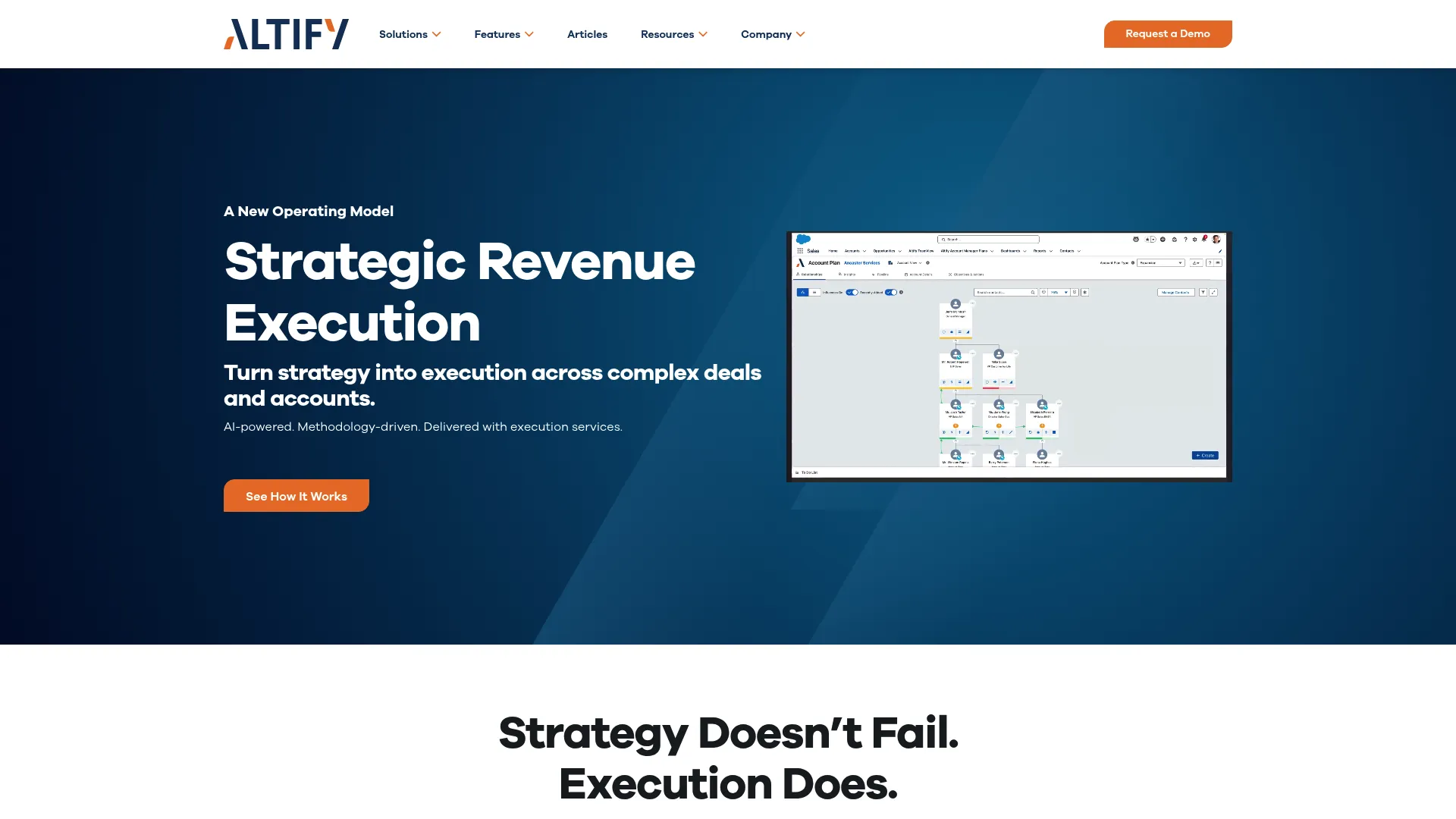 Altify account planning and relationship mapping