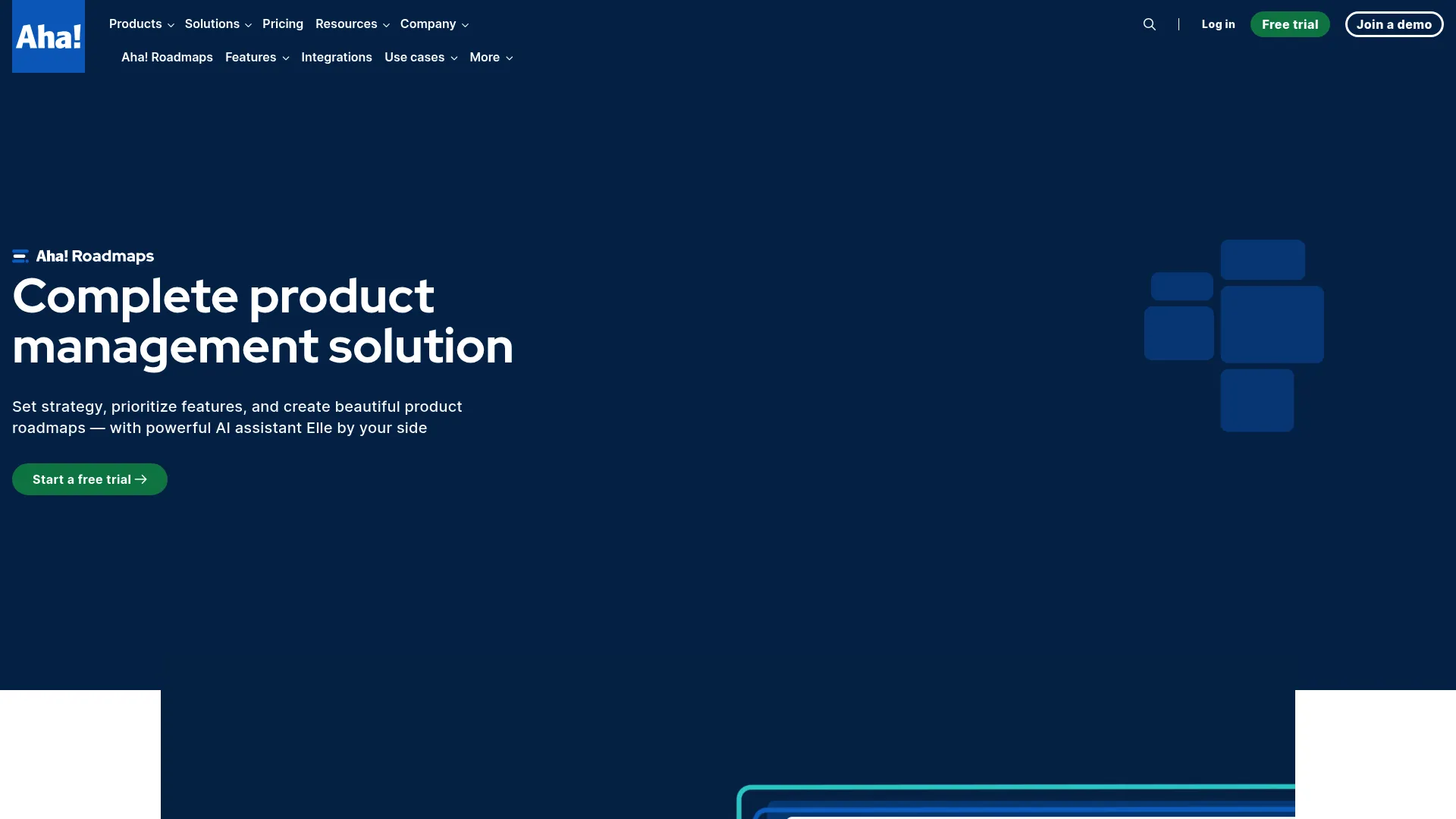 Aha! Roadmaps product roadmapping software homepage
