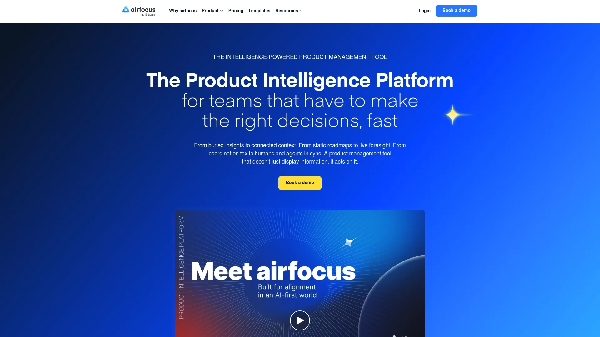 airfocus product prioritization and roadmap software interface