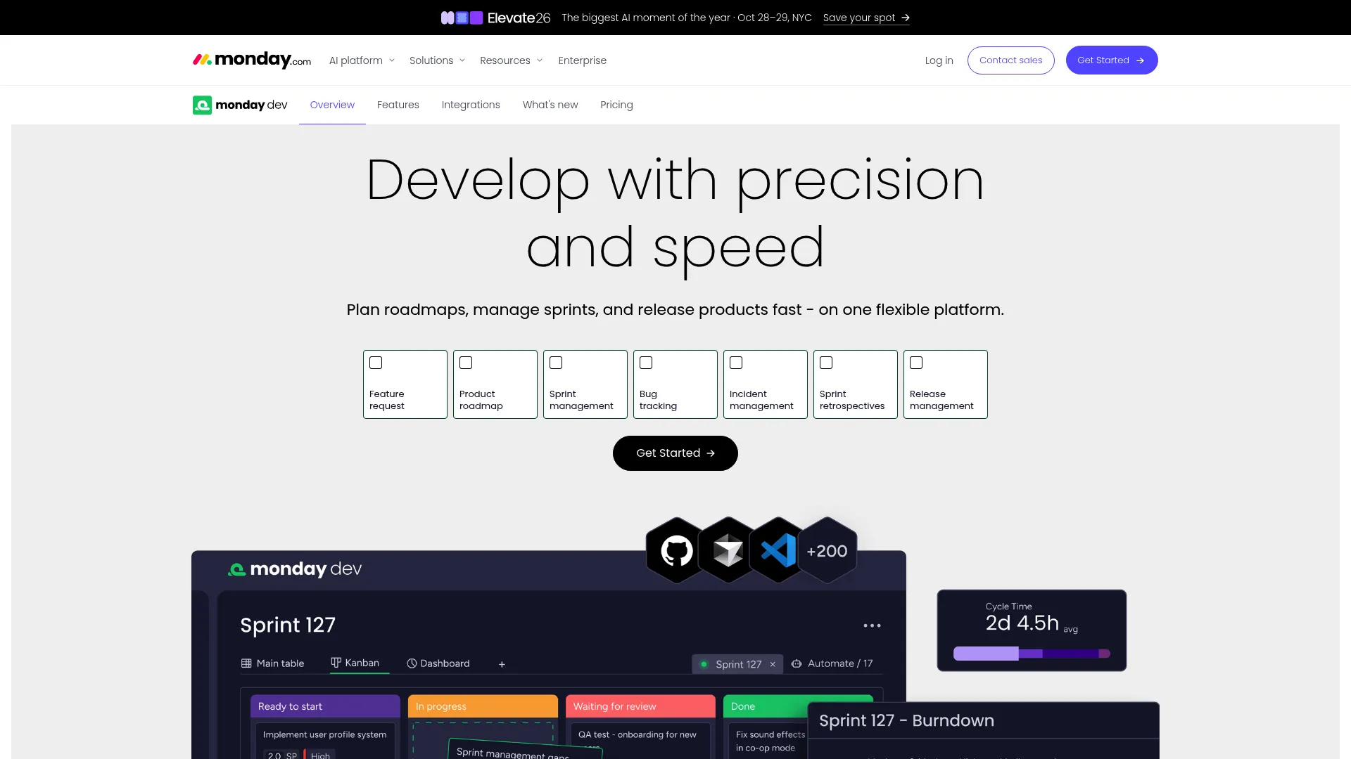monday dev agile software management homepage