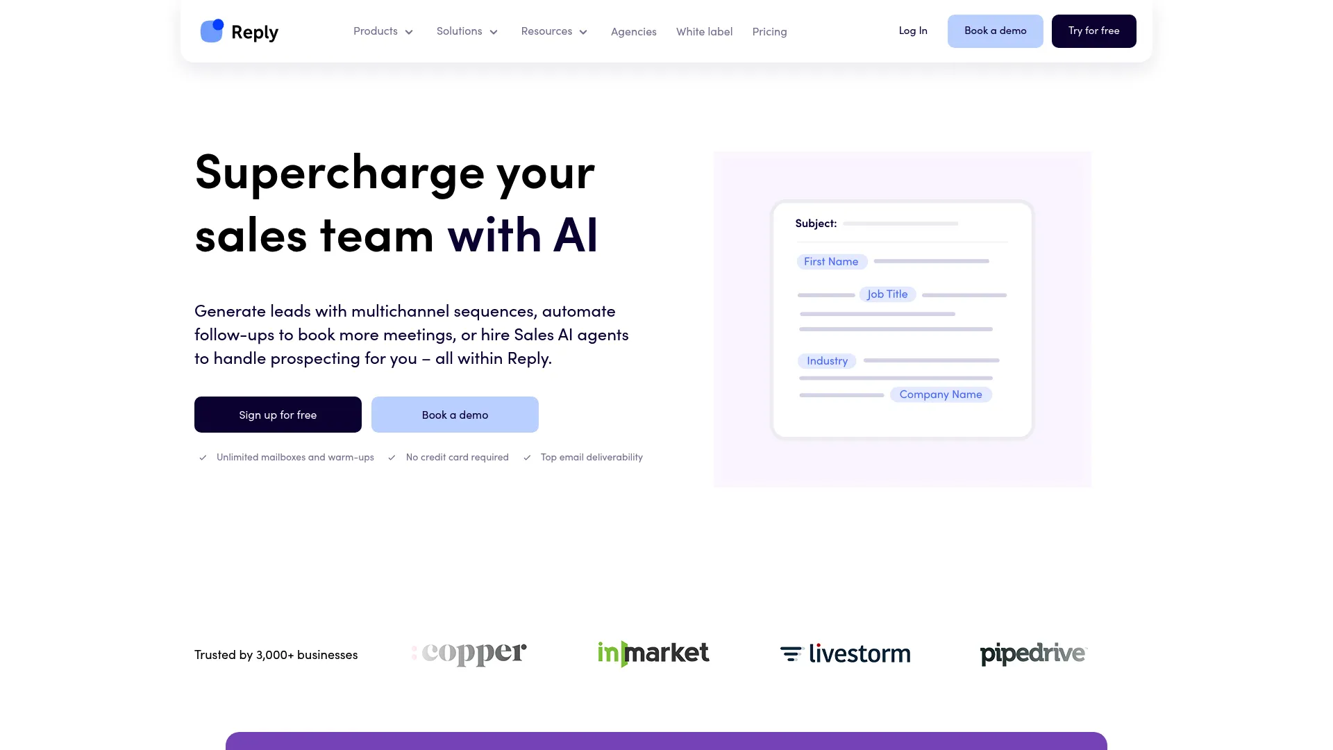 Reply.io multichannel sales engagement platform