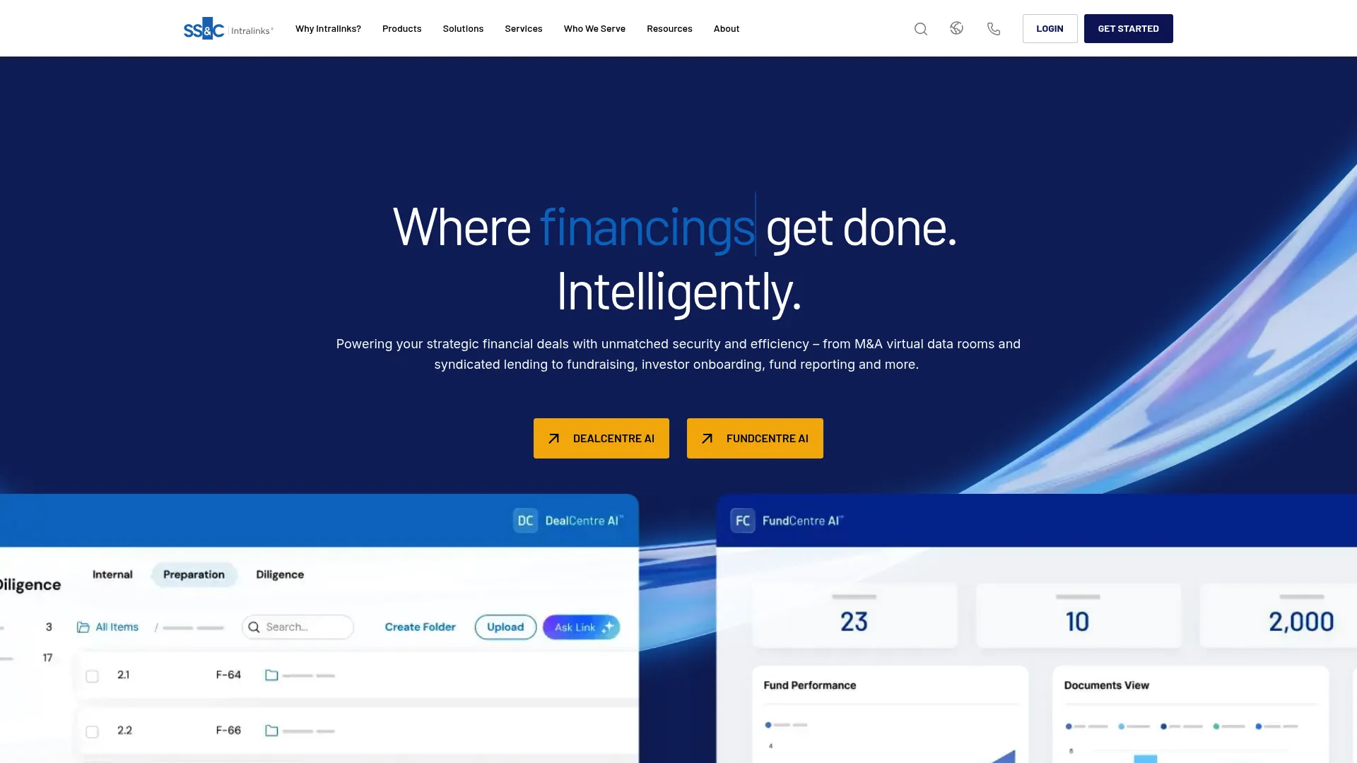 Intralinks enterprise secure collaboration platform
