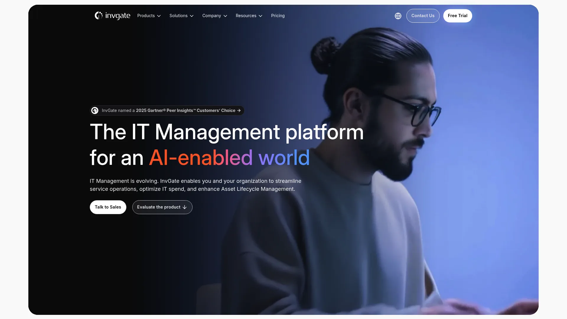InvGate Assets IT asset management software interface