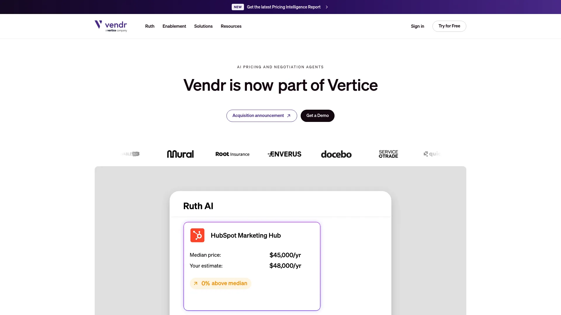 Vendr SaaS procurement and pricing intelligence platform