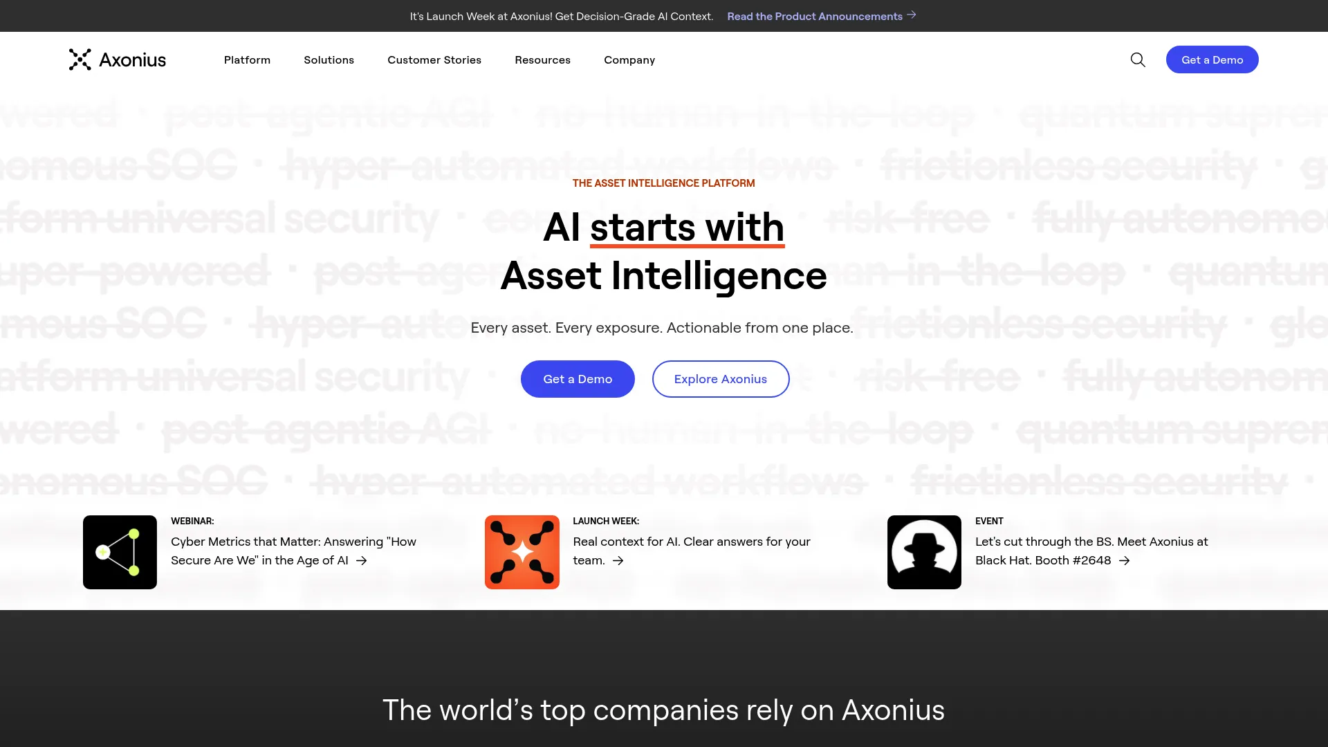 Axonius asset intelligence platform for IT and security teams