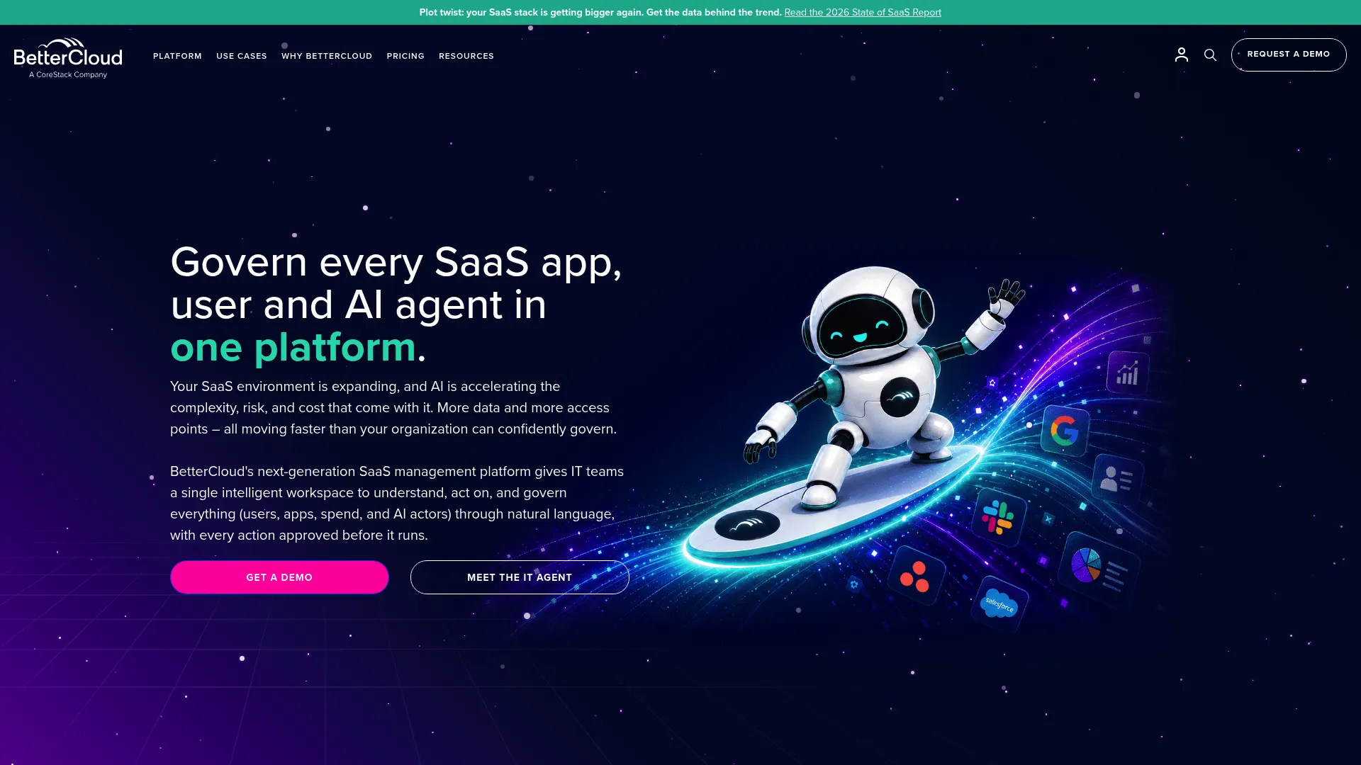 BetterCloud SaaS management and automation platform