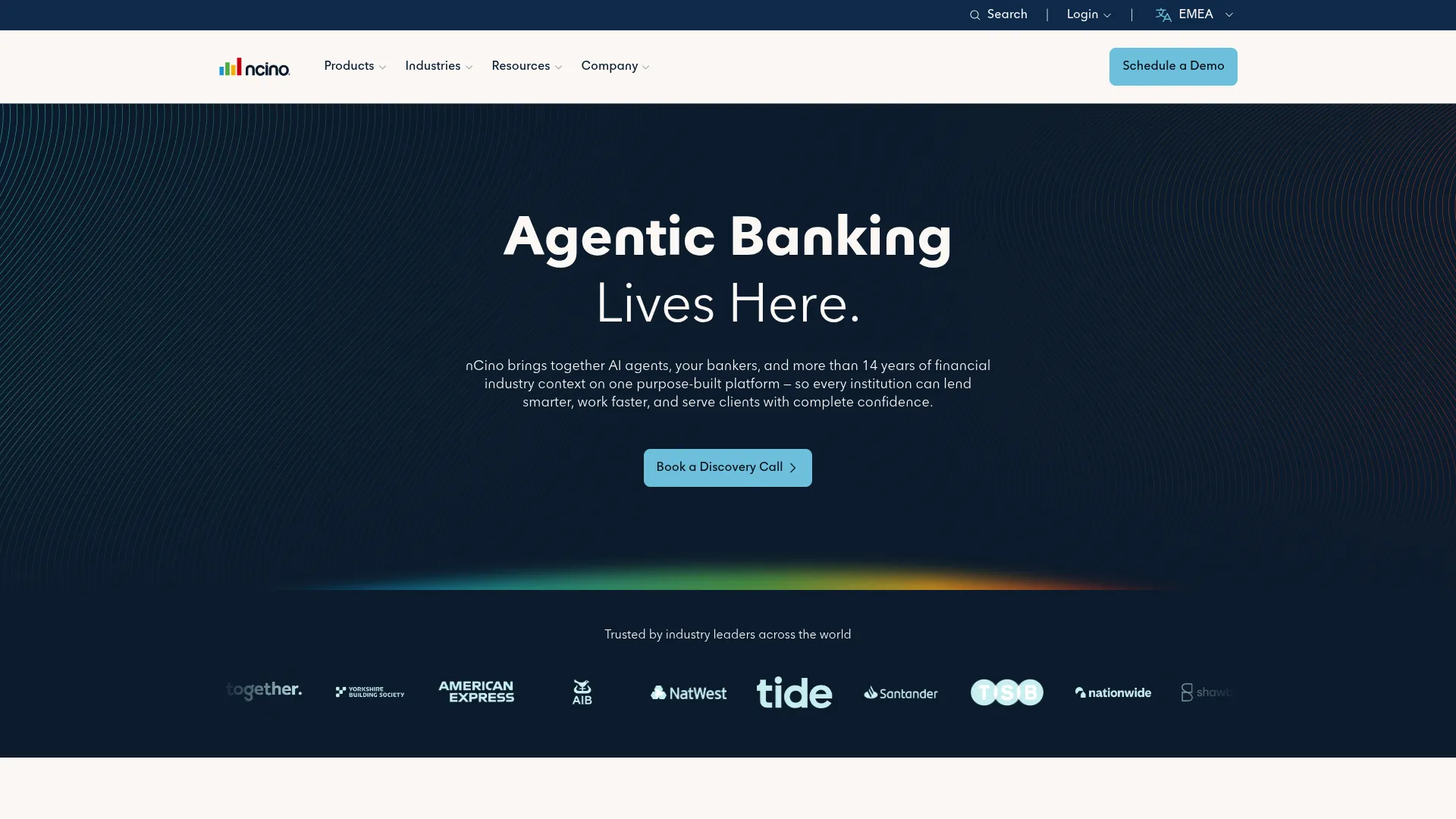 nCino cloud banking lifecycle platform