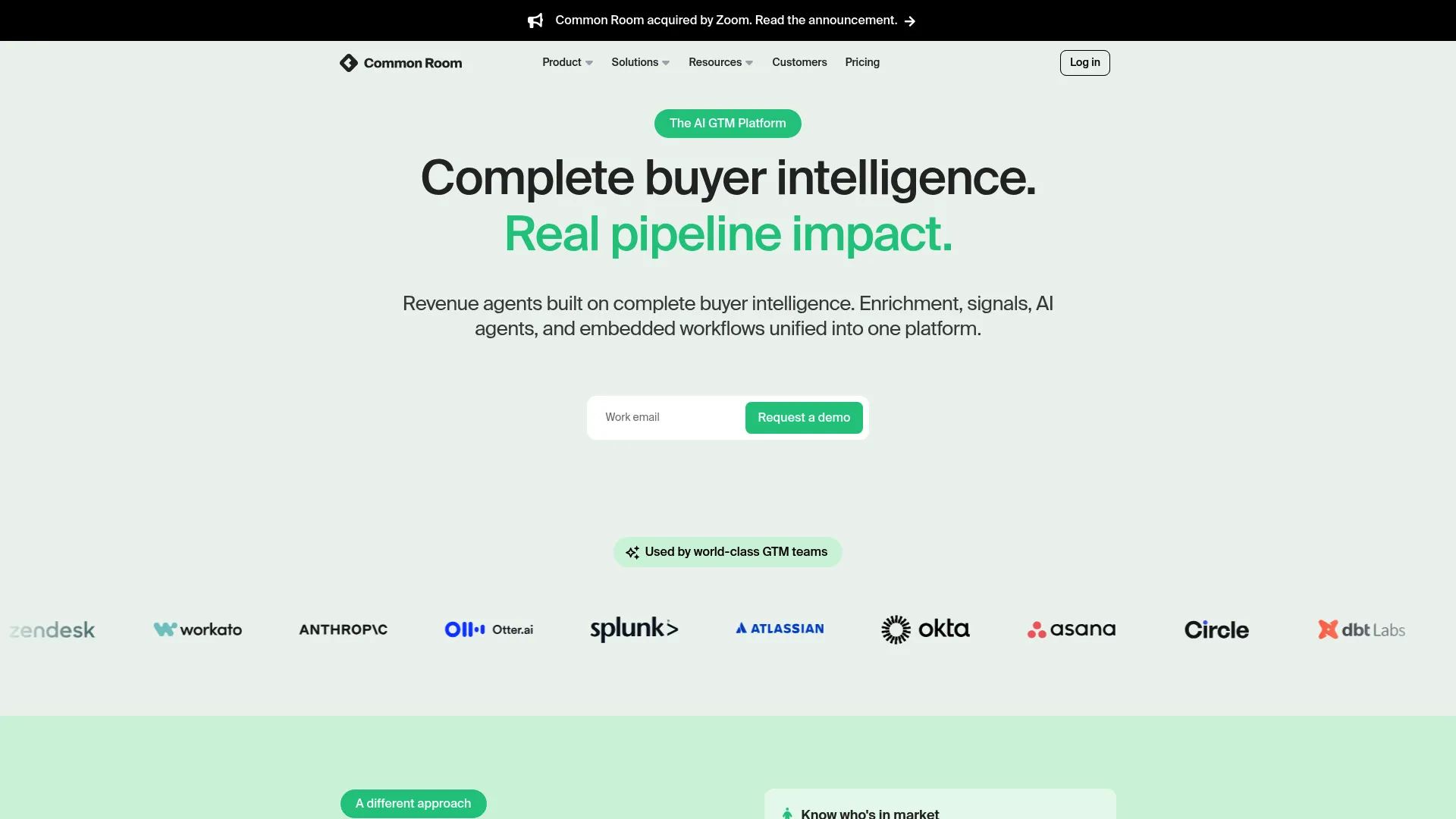 Common Room signal and buyer-intelligence platform