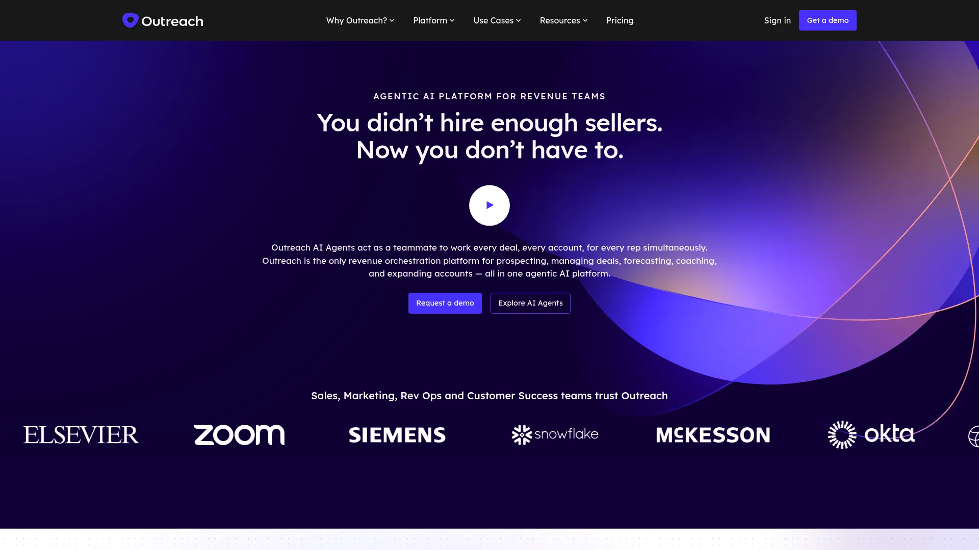Outreach sales engagement and sequencing platform