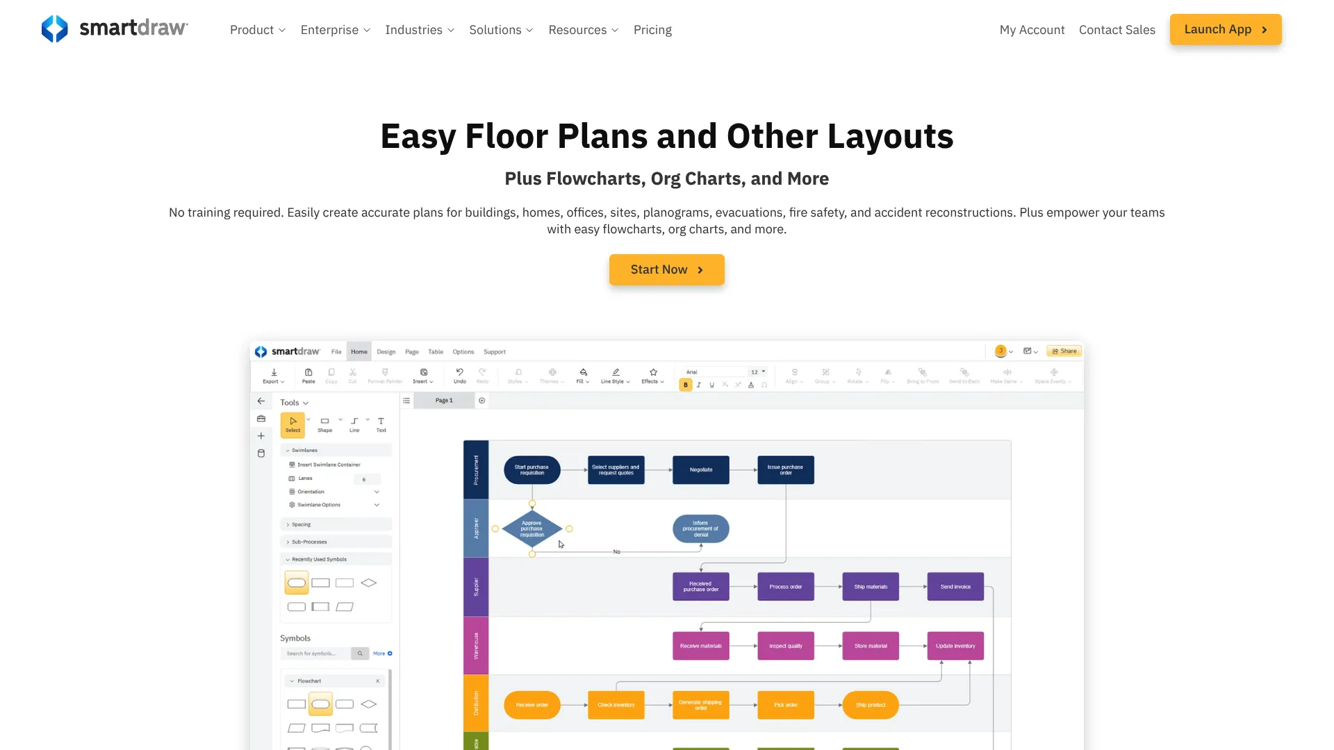 SmartDraw diagramming software