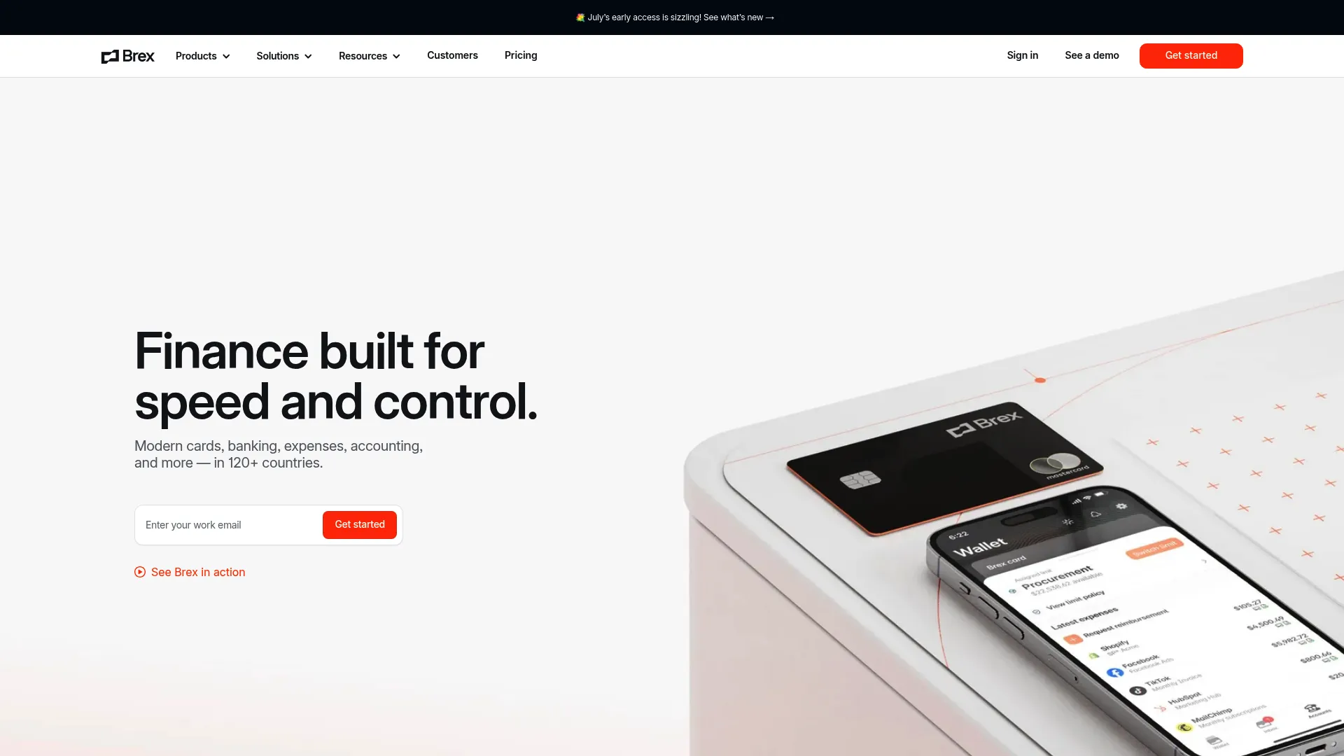 Brex spend platform for startups and growth-stage companies