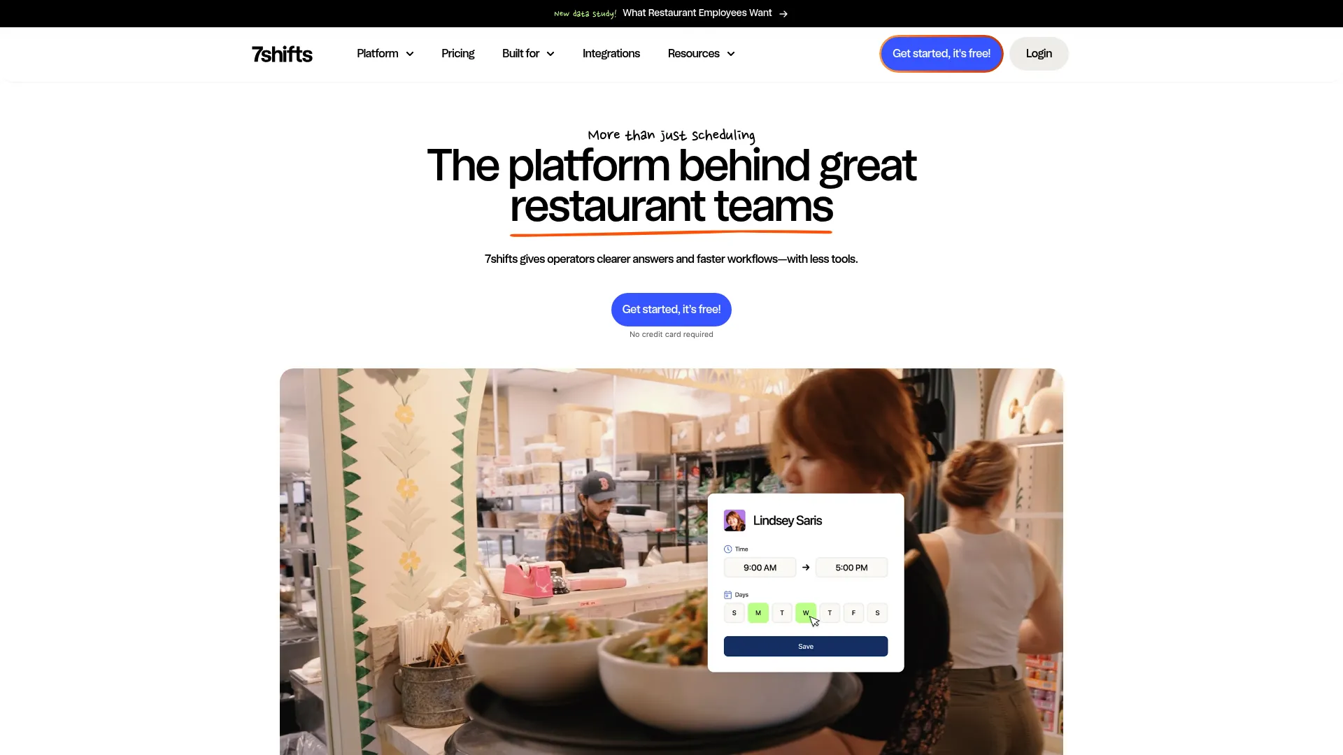 7shifts restaurant scheduling and payroll platform