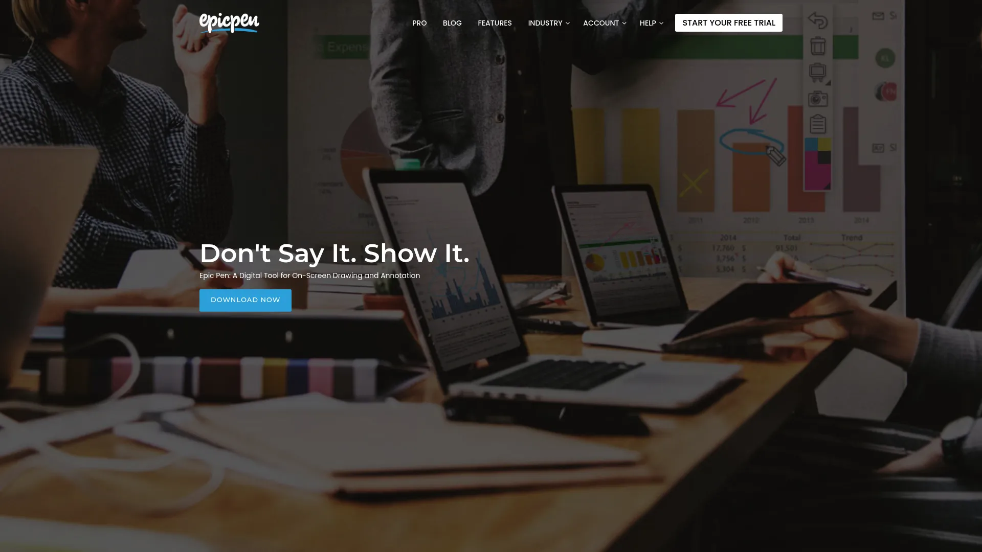Epic Pen live screen annotation overlay