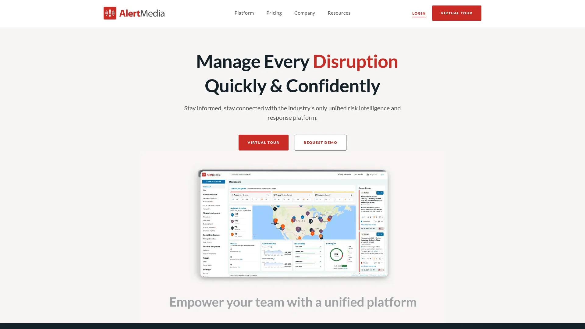 AlertMedia emergency communication platform