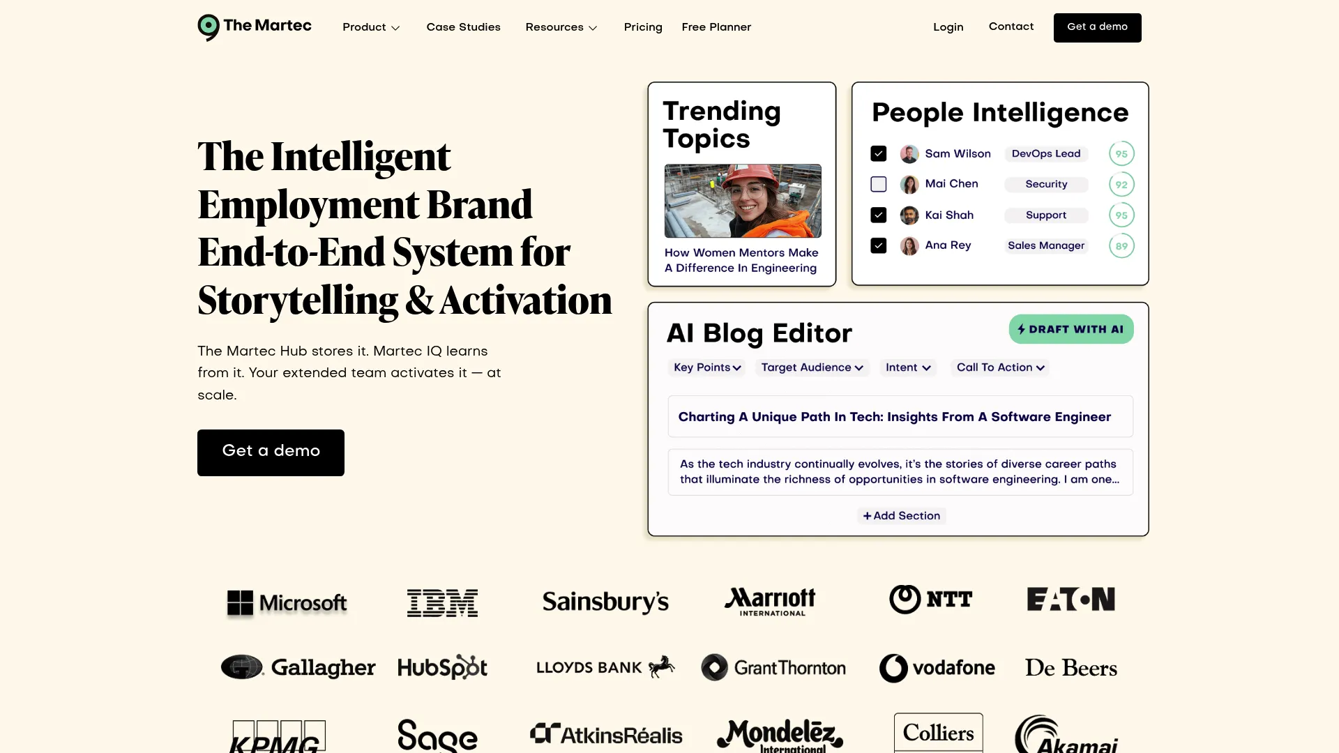 The Martec talent marketing and employee content platform
