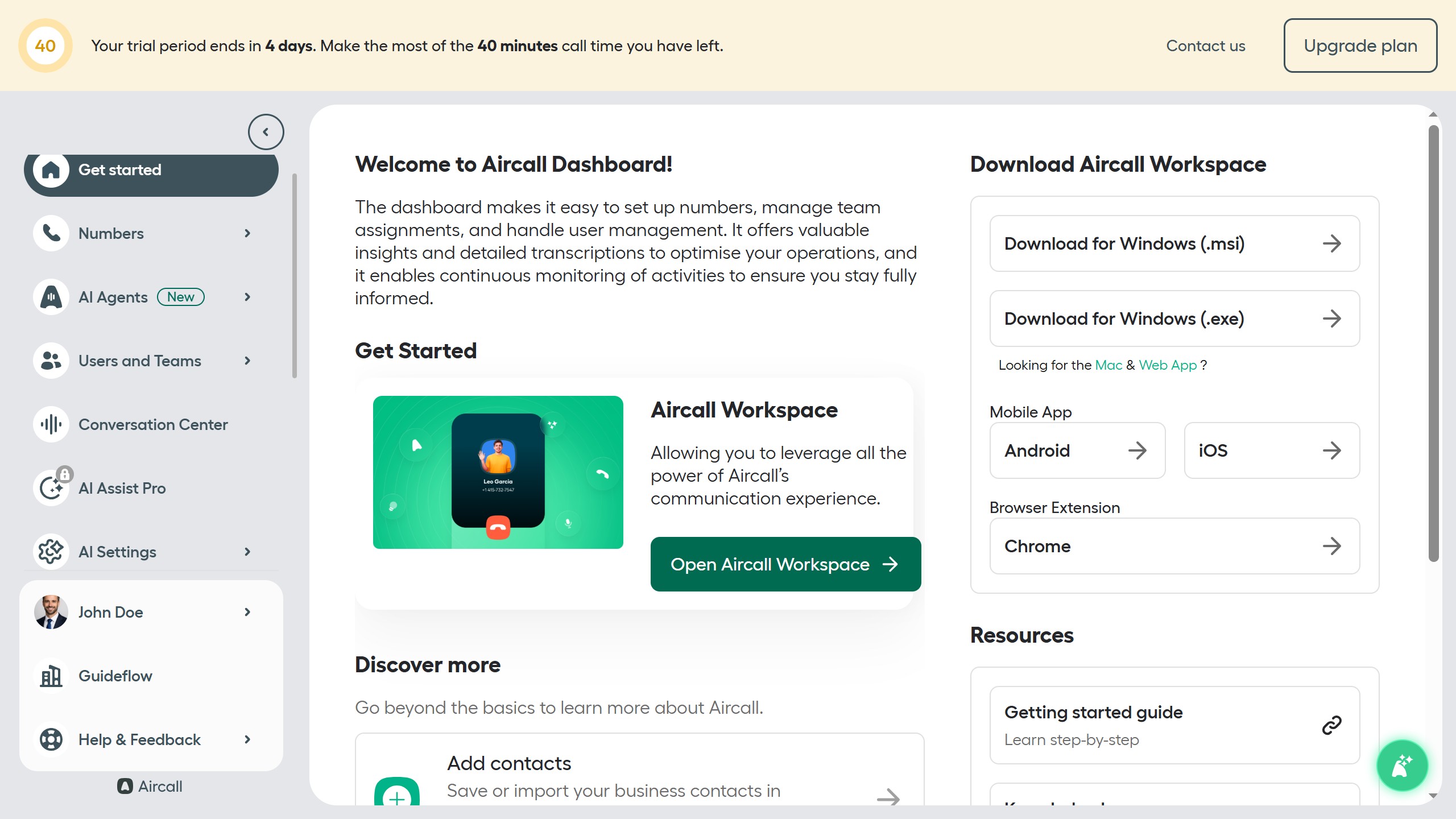 How to import contacts in Aircall