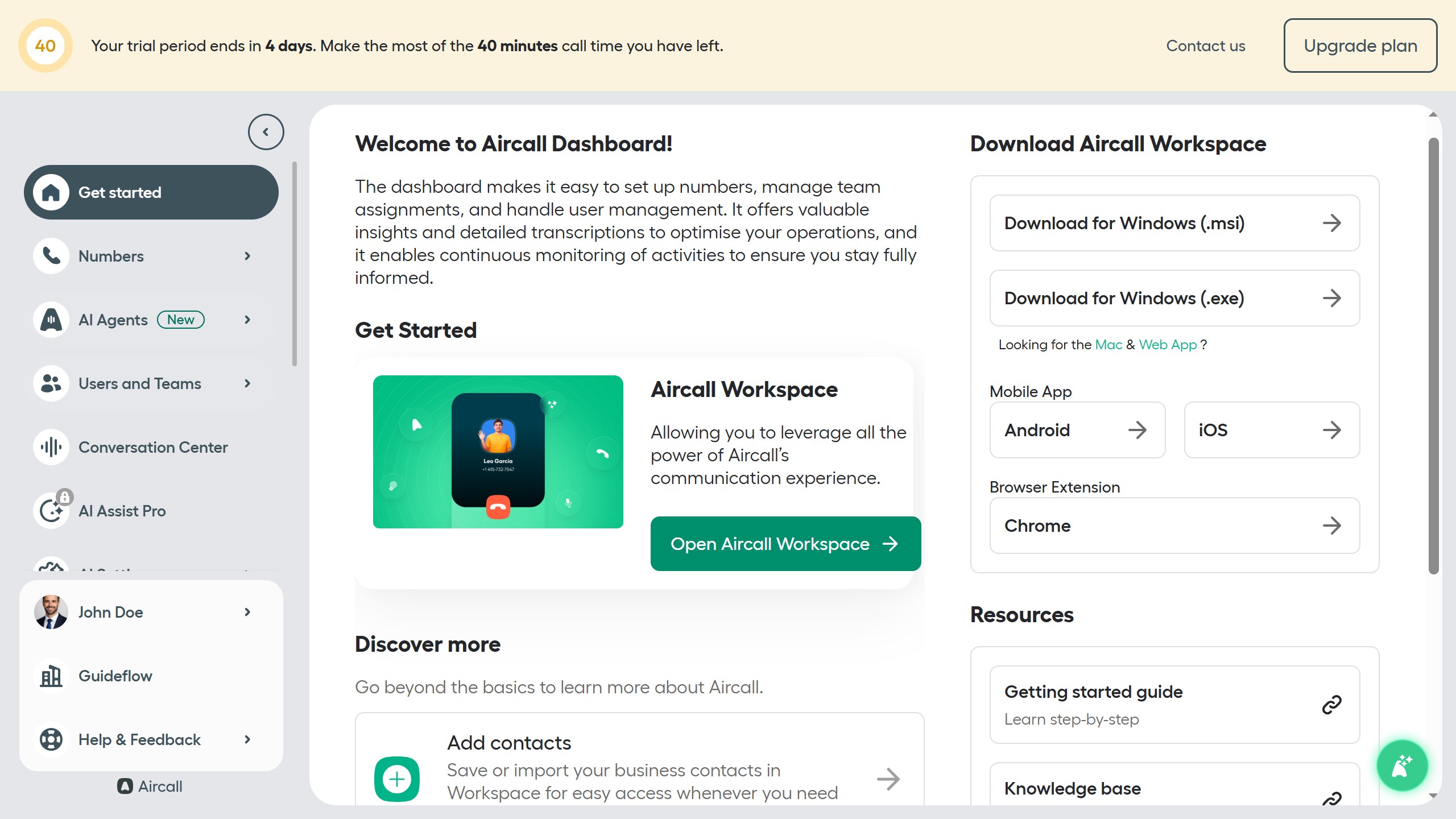 How to create an AI messaging agent in Aircall