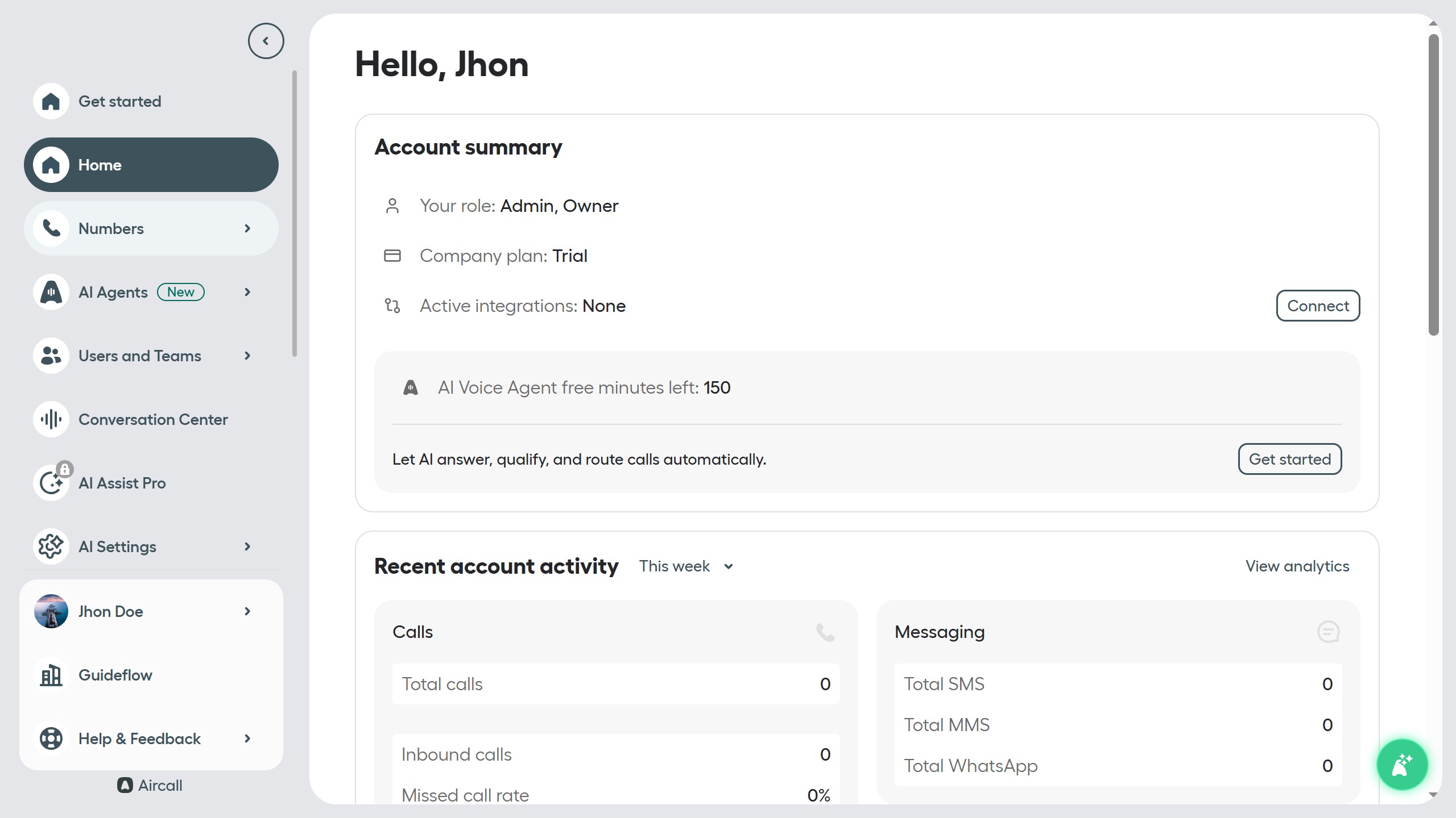 How to enable retry messages in Aircall