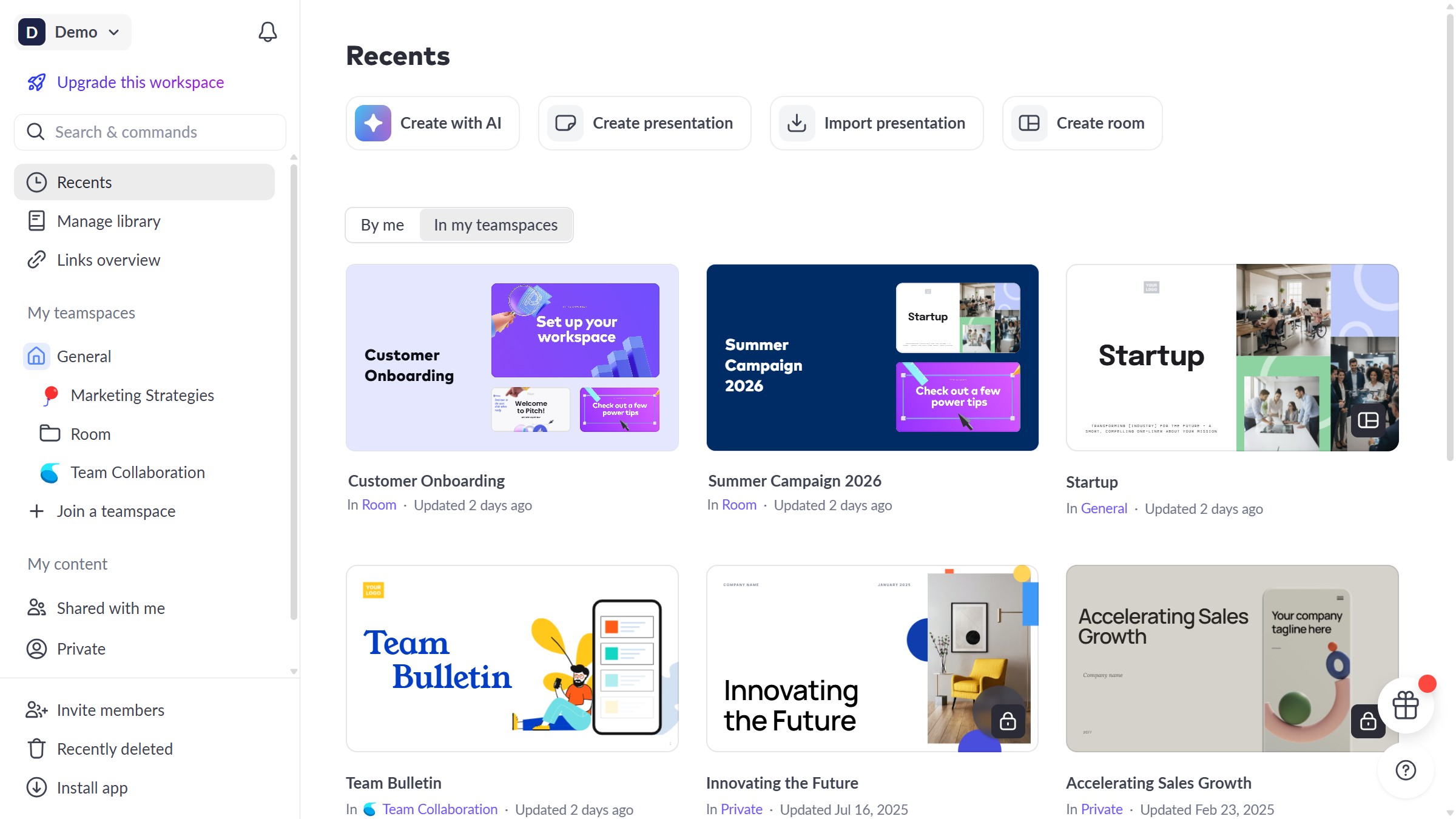 How to filter workspace members by invited users in Pitch