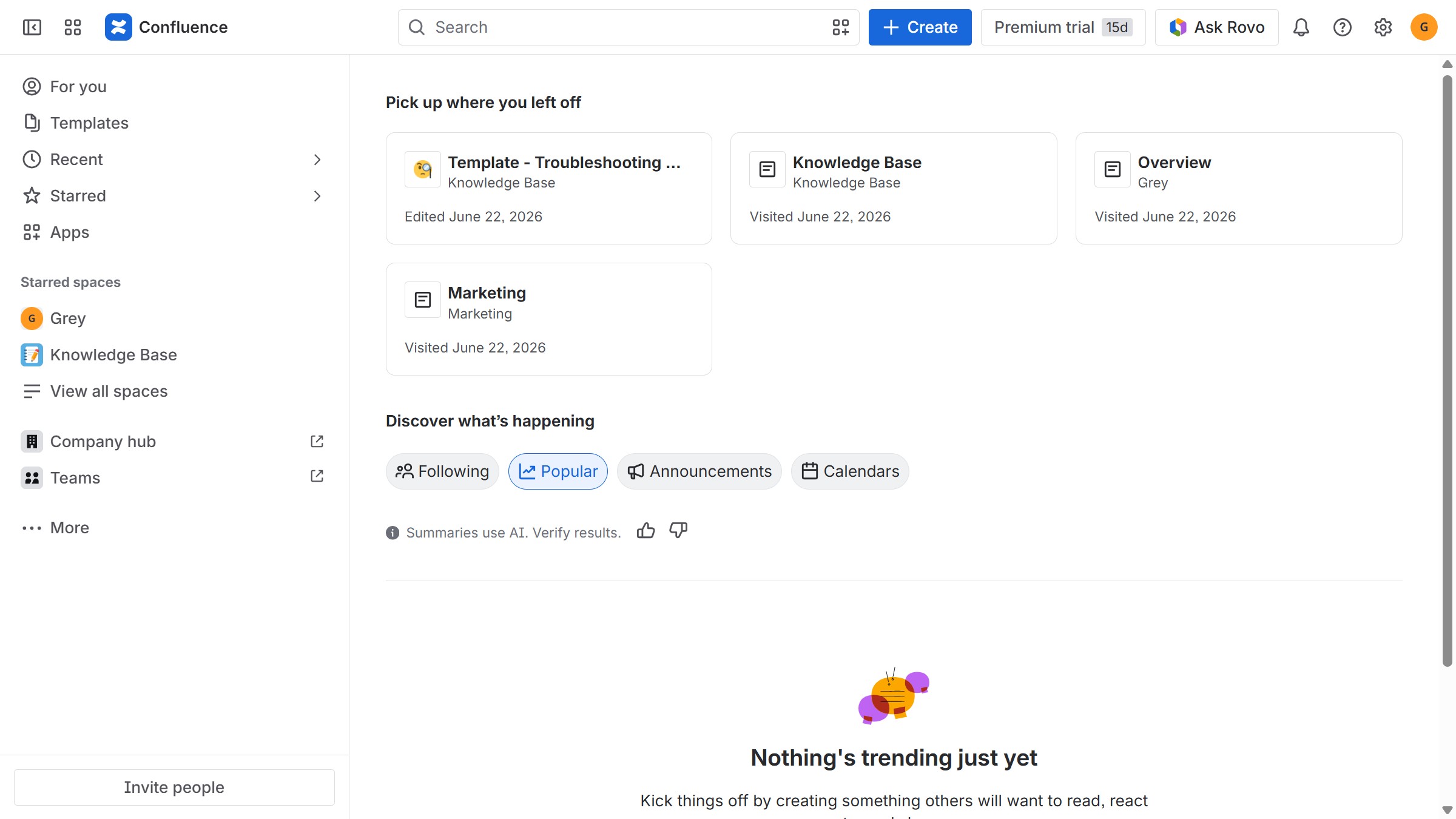 How to collapse the sidebar in Confluence