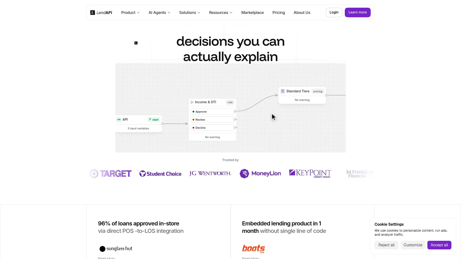 LendAPI no-code lending platform