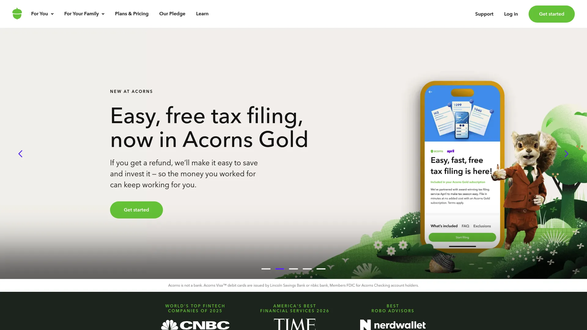 Acorns automated investing and savings app