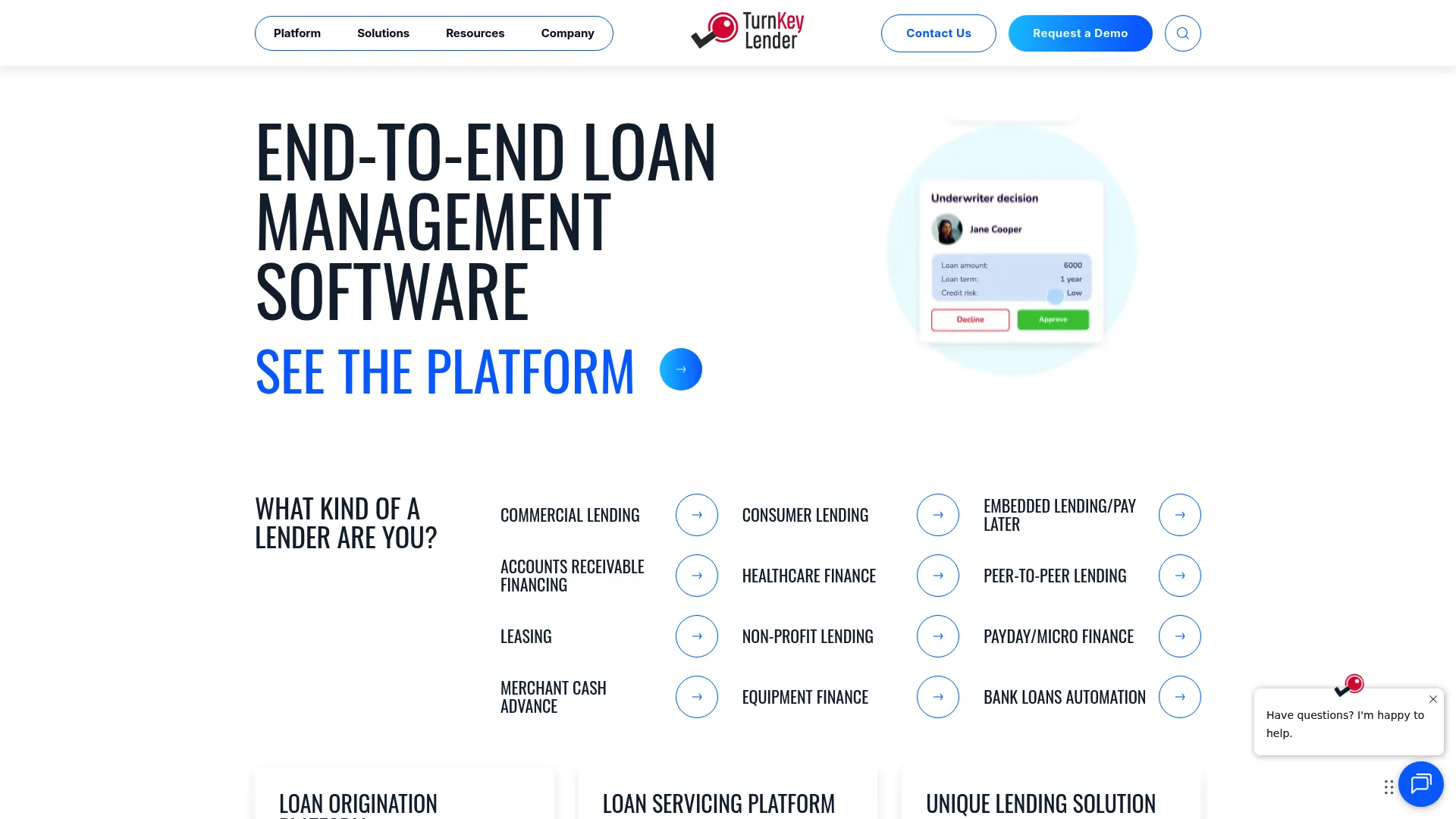 TurnKey Lender AI lending automation platform