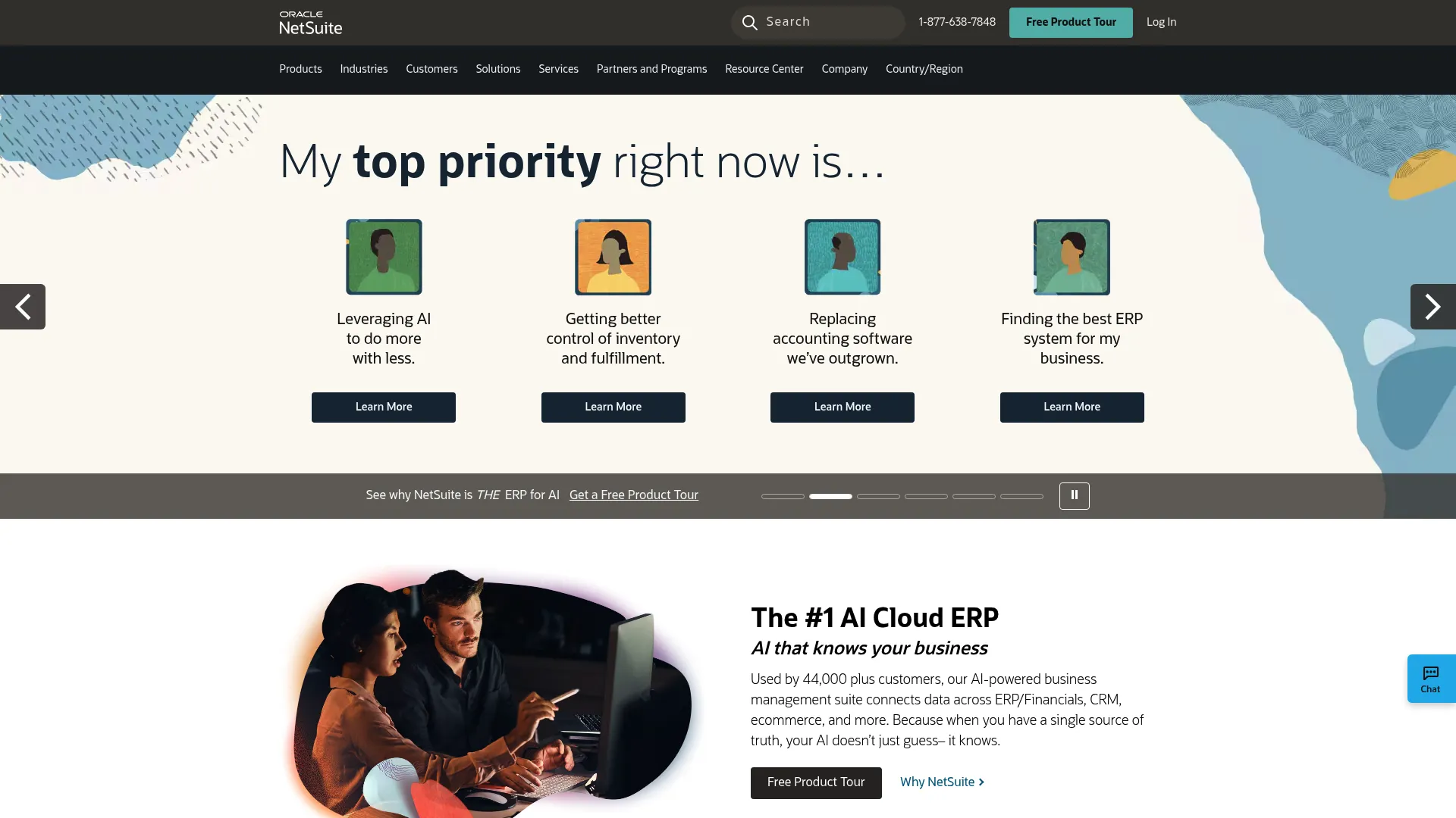 NetSuite cloud ERP and business management platform