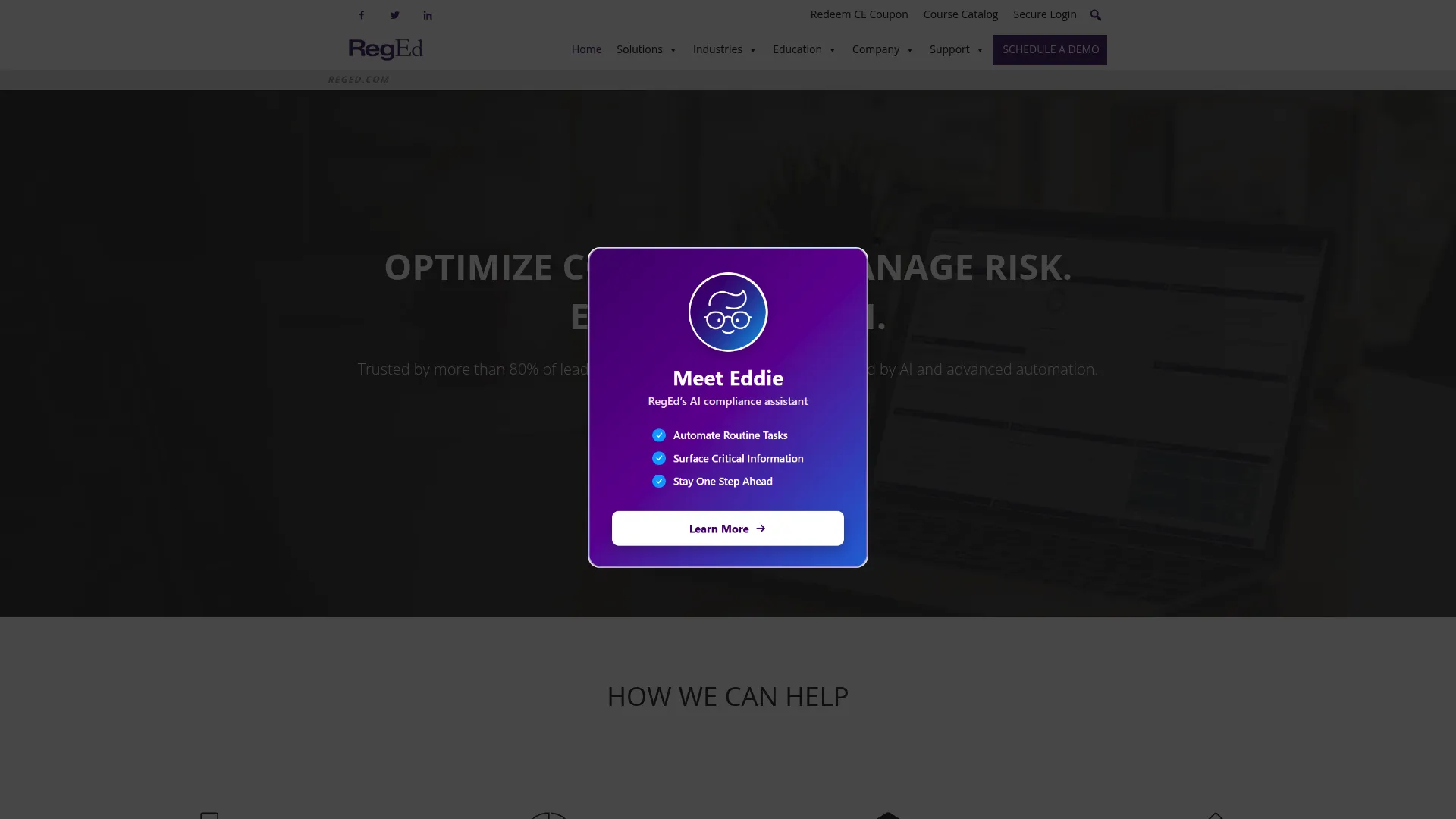 RegEd enterprise compliance and regtech platform