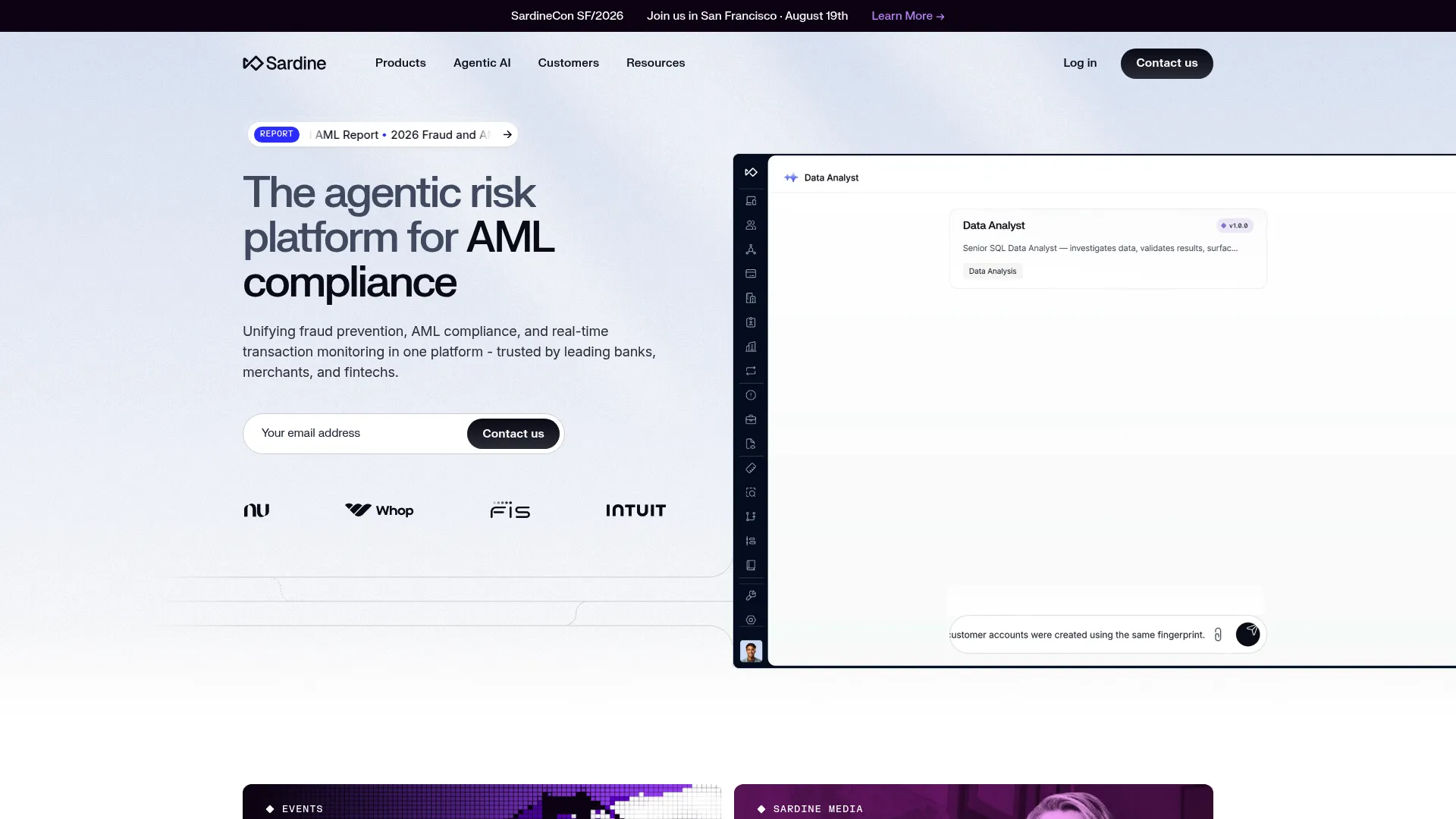 Sardine fraud prevention platform