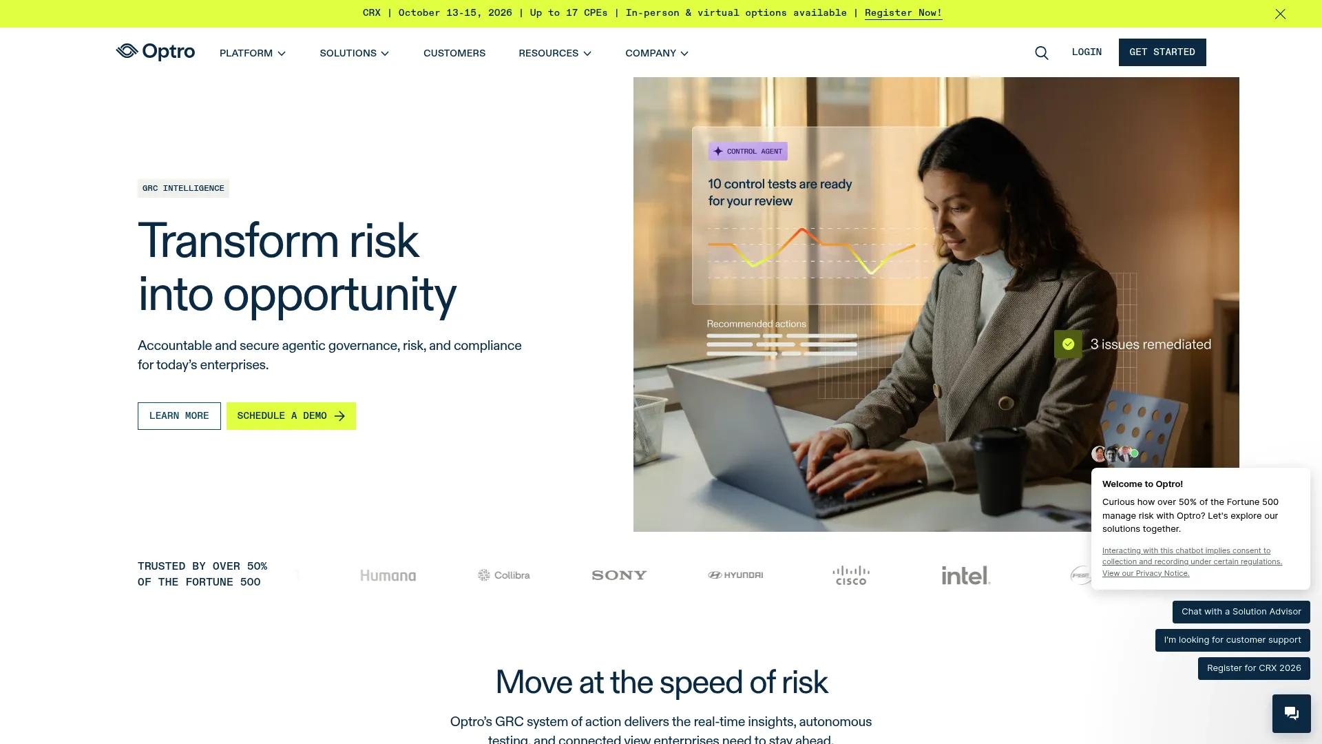 AuditBoard compliance automation platform screenshot