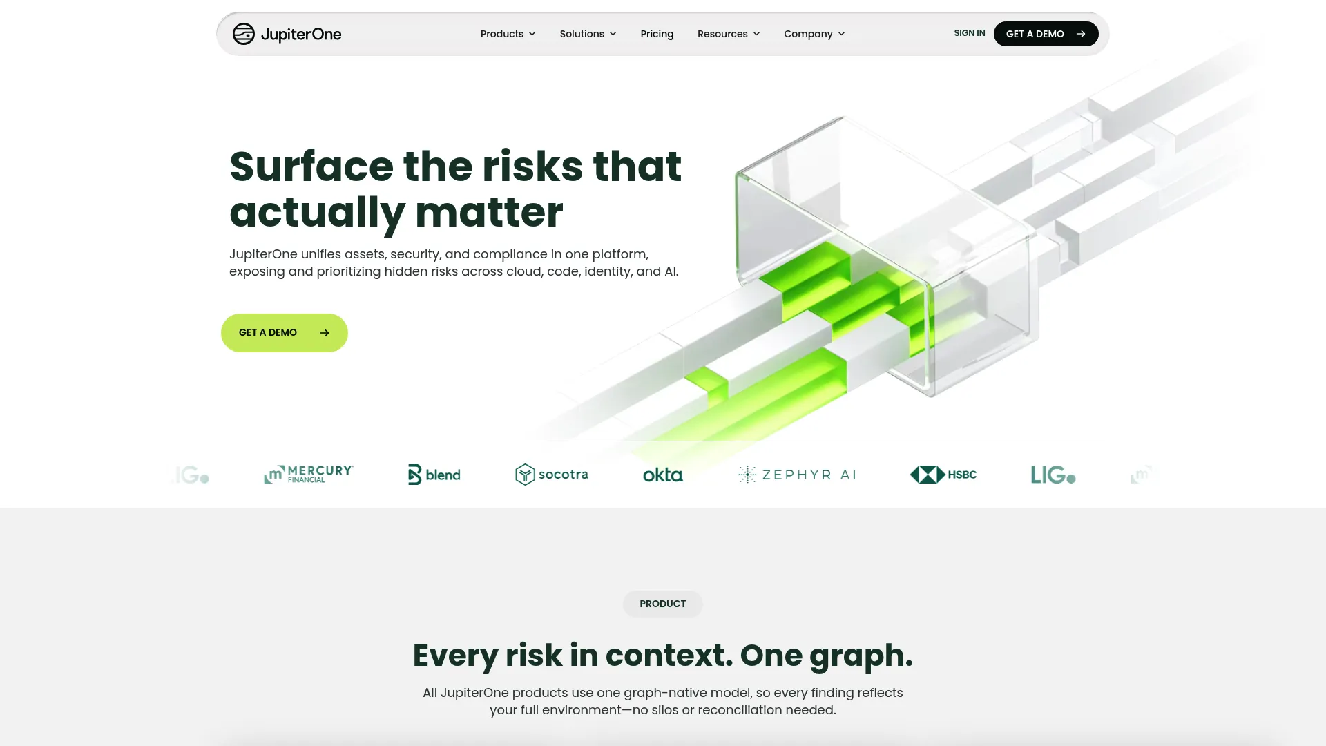 JupiterOne compliance automation platform screenshot